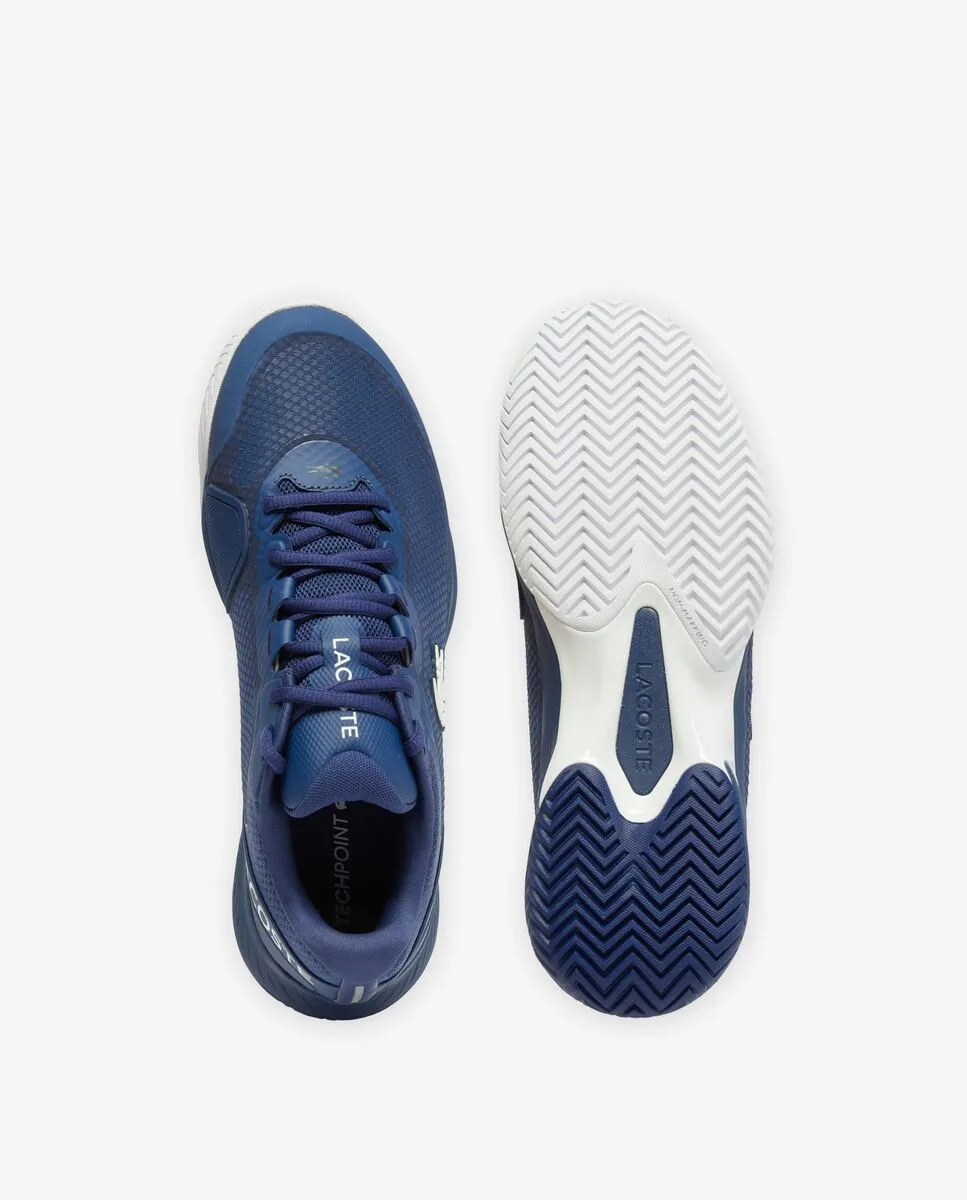 LACOSTE Men’s Tech Point Tennis Shoes Blue LACOSTE Men’s Tech Point Tennis Shoes Blue