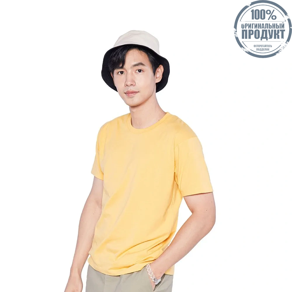DOUBLE GOOSE Yellow T-shirt Essential collection DOUBLE GOOSE Yellow T-shirt Essential collection