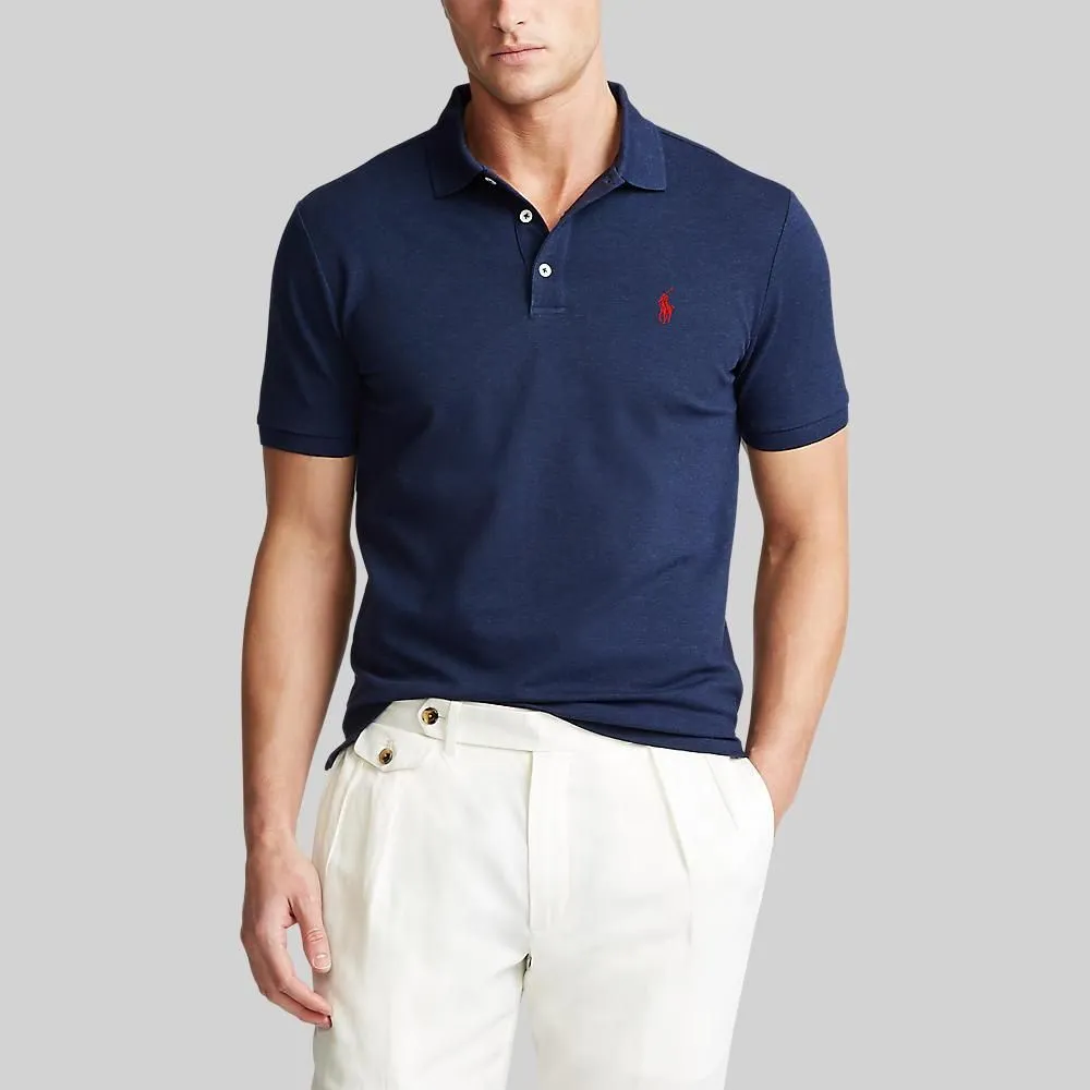 POLO RALPH LAUREN POLO-Slim Fit Stretch Mesh Polo Shirt MNPOKNI1N820481 410 NAVY-410 POLO RALPH LAUREN POLO-Slim Fit Stretch Mesh Polo Shirt MNPOKNI1N820481 410 NAVY-410