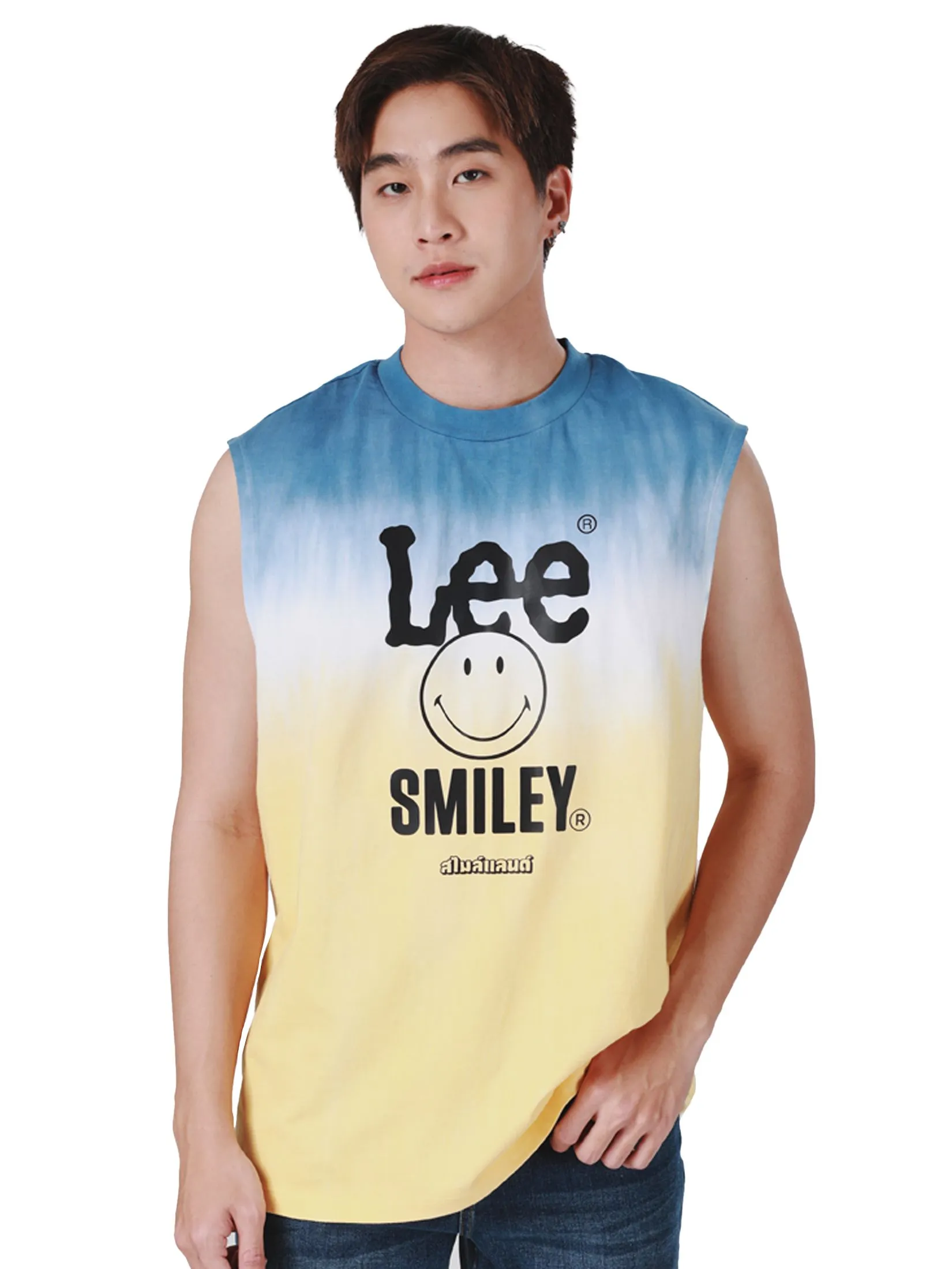 LEE Men's Tank Lee Smiley Collection Comfort Fit Yellow LEE Men's Tank Lee Smiley Collection Comfort Fit Yellow