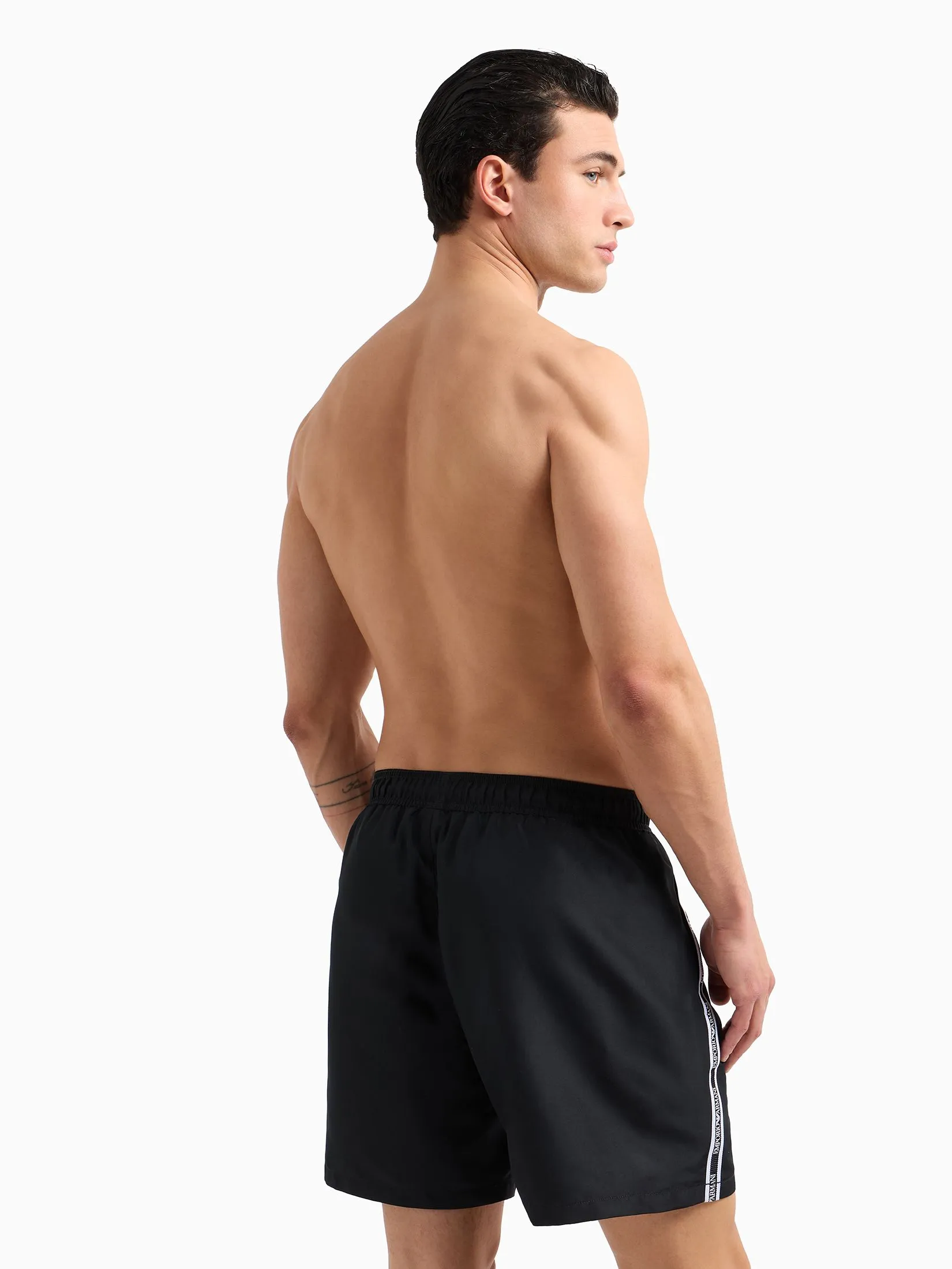 EMPORIO ARMANI Men Shorts Boxer SS25 Black EMPORIO ARMANI Men Shorts Boxer SS25 Black
