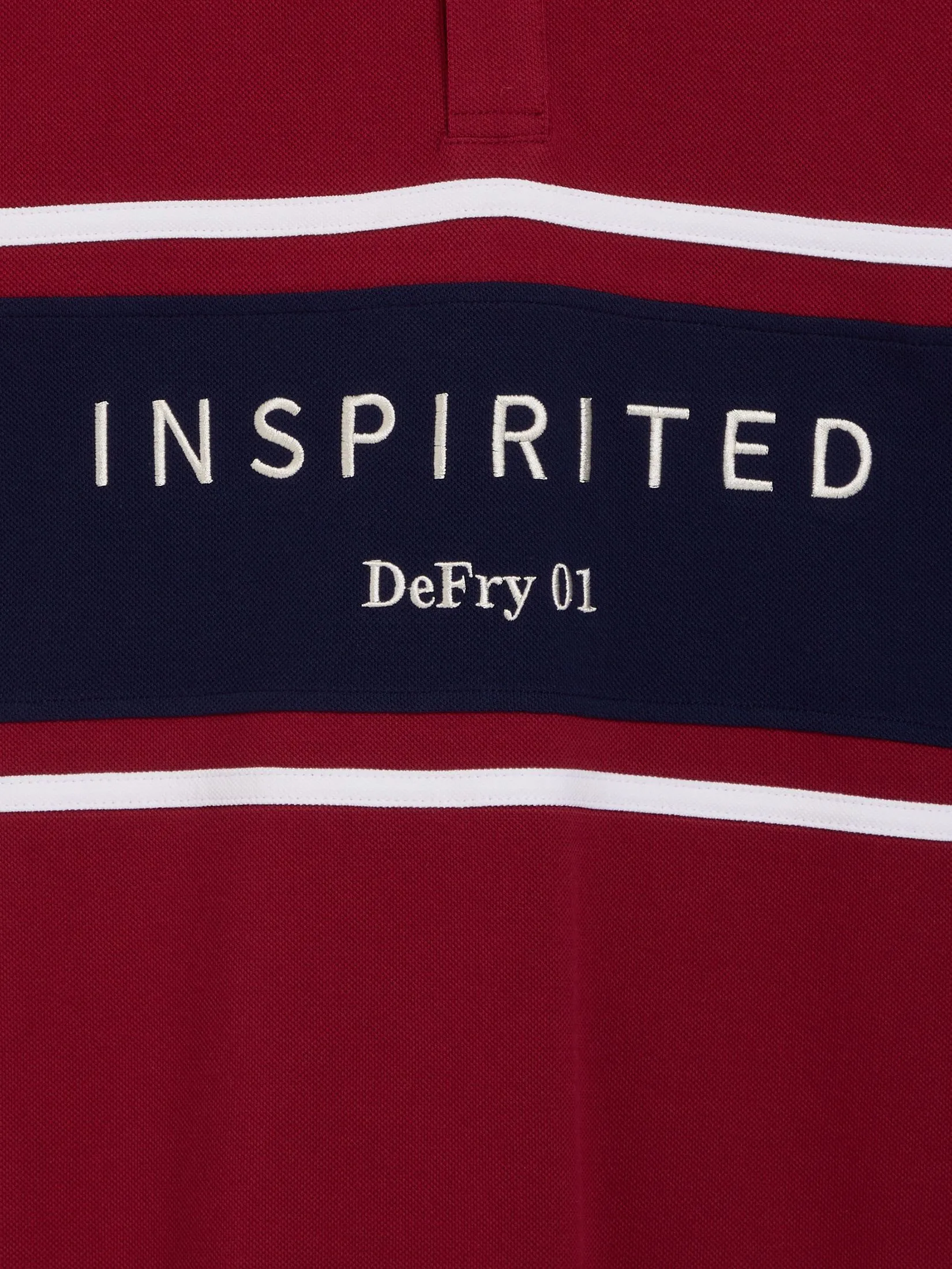 DEFRY 01 Men Polo Shirt 2412RPLM135 Red DEFRY 01 Men Polo Shirt 2412RPLM135 Red