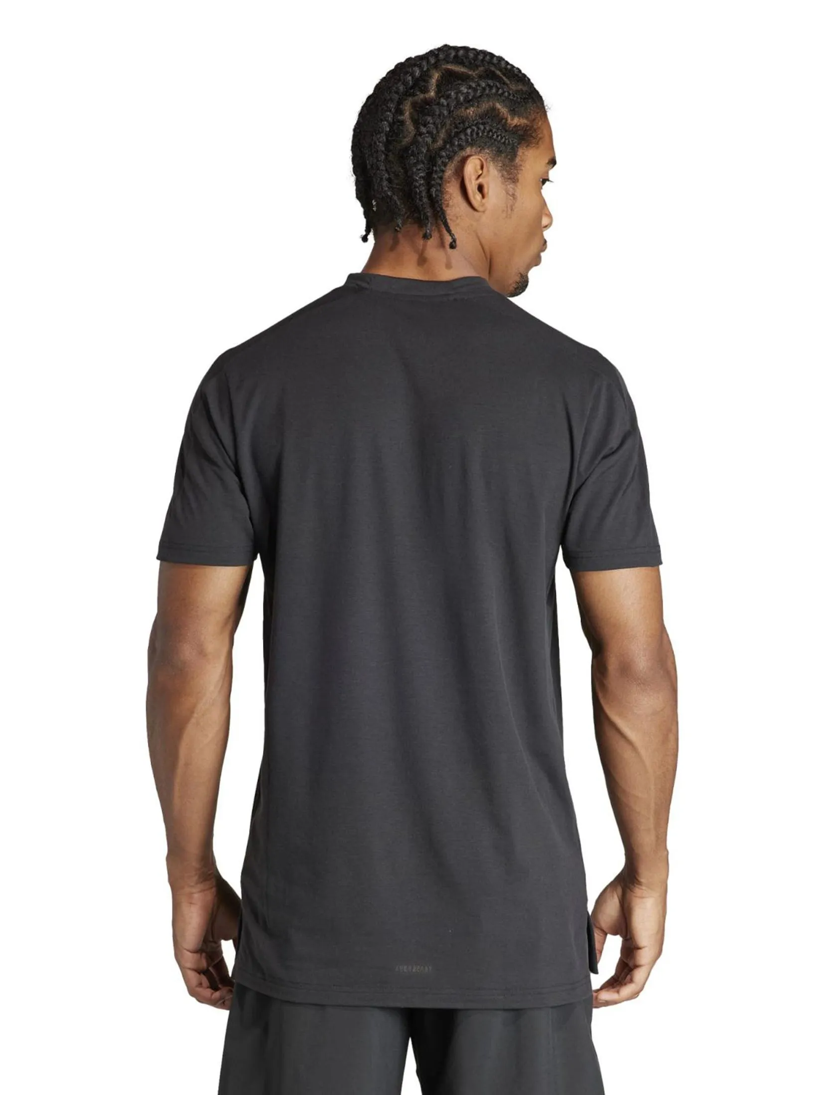 ADIDAS Men T-Shirt Designed For Training Workout Black ADIDAS Men T-Shirt Designed For Training Workout Black