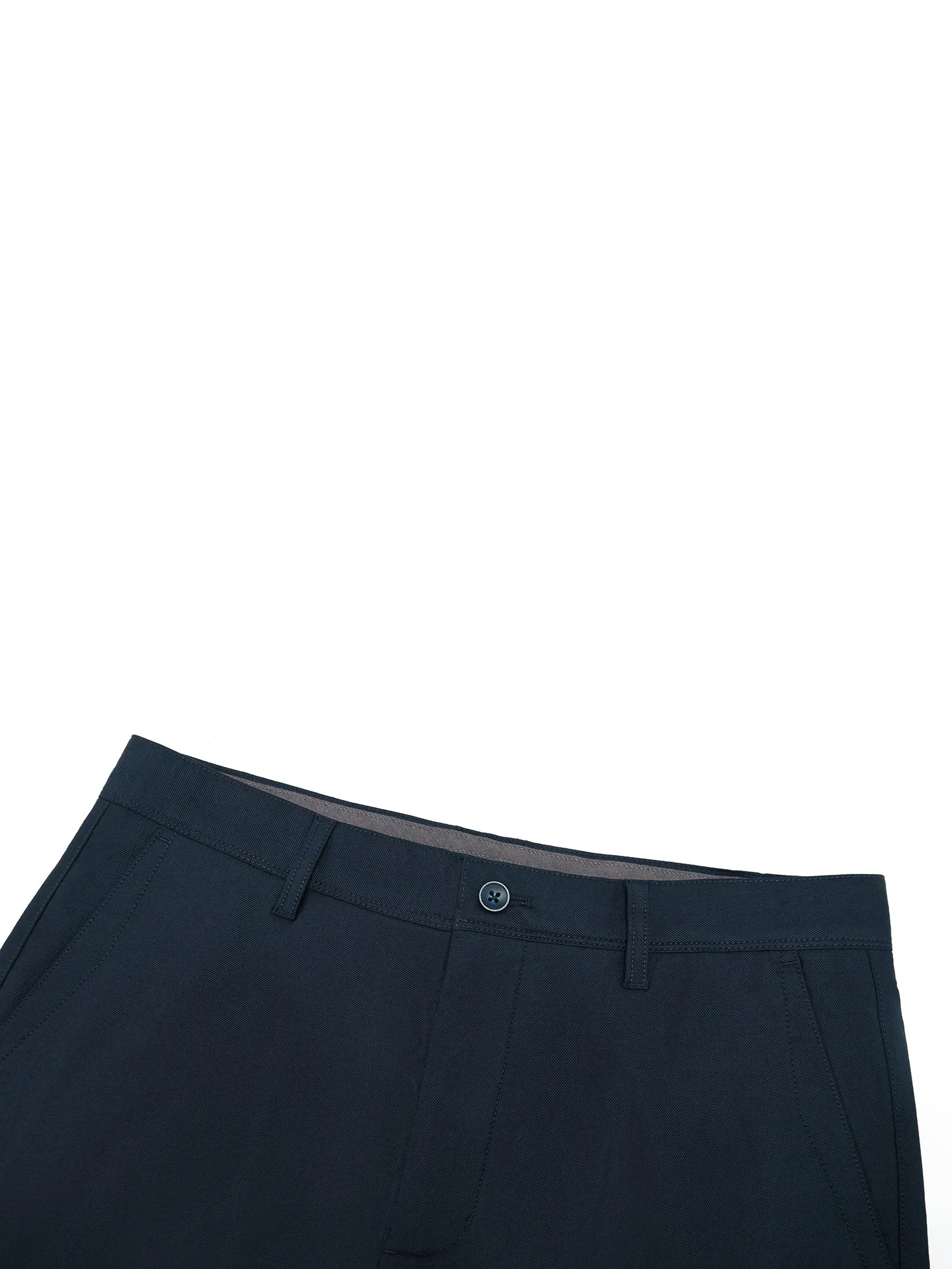 G2000 Men Clothing Soft Cotton Rich Stretch Casual Pants  Slim Tapered Fit - Navy