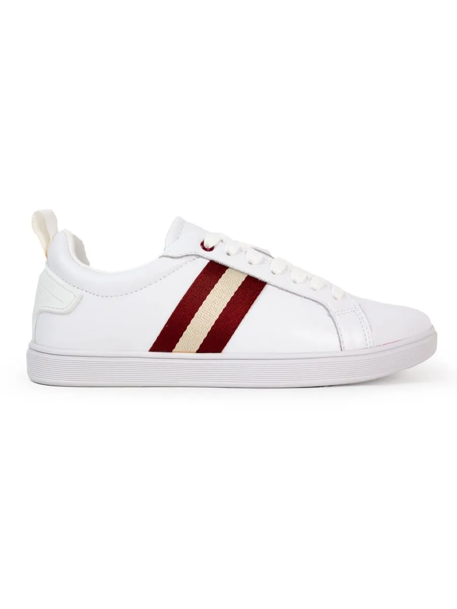 Heavy Men's Leather Sneakers VN White Heavy Men's Leather Sneakers VN White