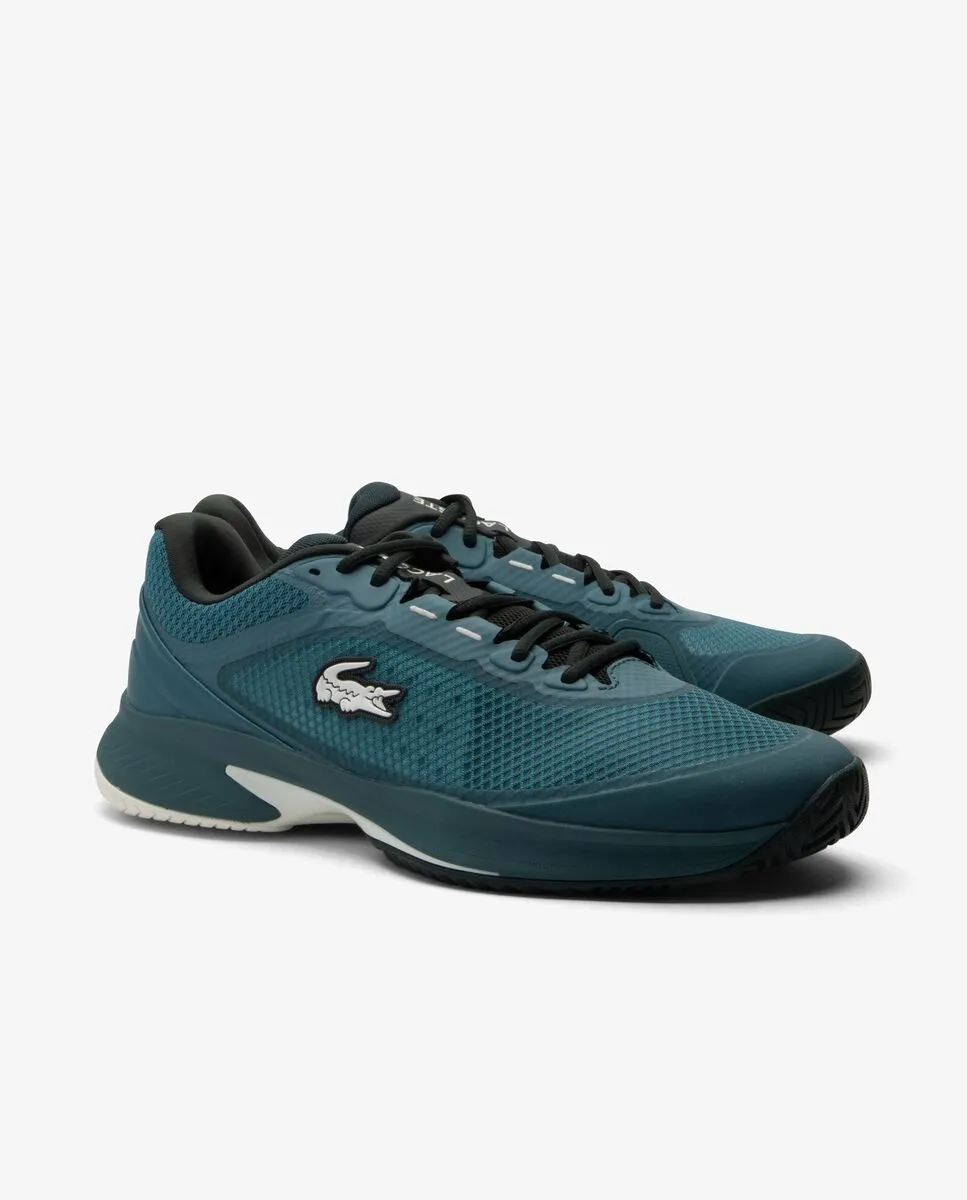 LACOSTE Dark Green Men’s Tech Point Tennis Shoes LACOSTE Dark Green Men’s Tech Point Tennis Shoes