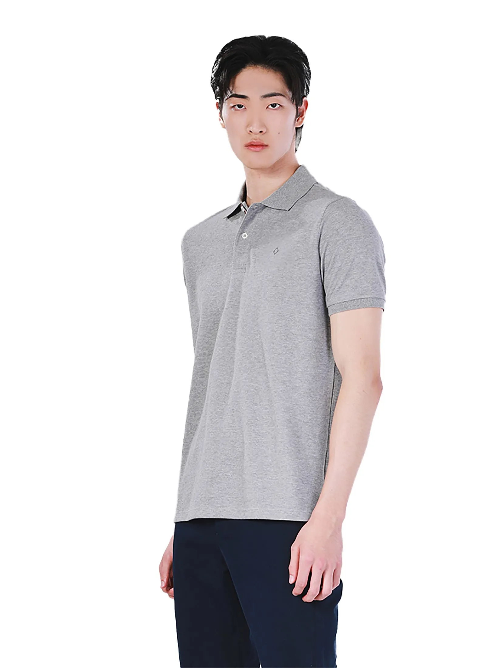 JOHN HENRY Men's Polo (Slim Fit) SDM Grey JOHN HENRY Men's Polo (Slim Fit) SDM Grey
