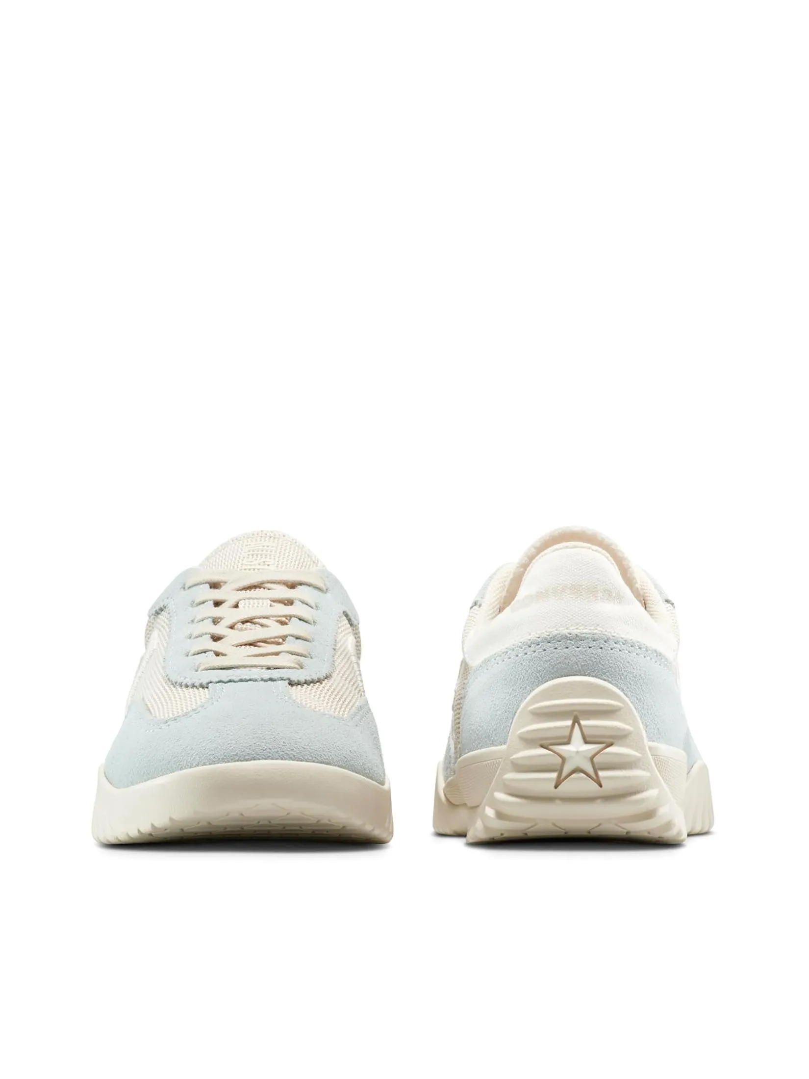 CONVERSE Women Sneakers Run Star Trainer Open Woven OX Cream/Blue CONVERSE Women Sneakers Run Star Trainer Open Woven OX Cream/Blue