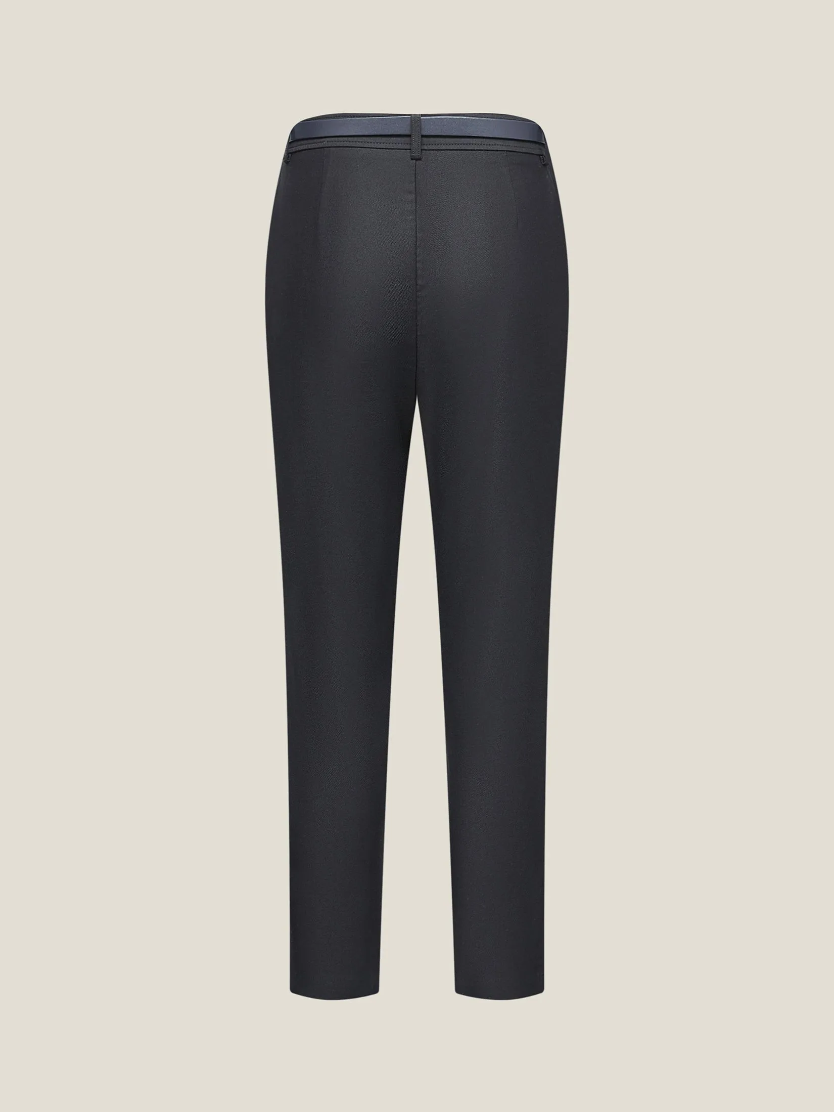 G2000 Women Clothing Cotton Modal Capri Skinny Casual Pants With Belt Capri Skinny Shape - Black G2000 Women Clothing Cotton Modal Capri Skinny Casual Pants With Belt Capri Skinny Shape - Black
