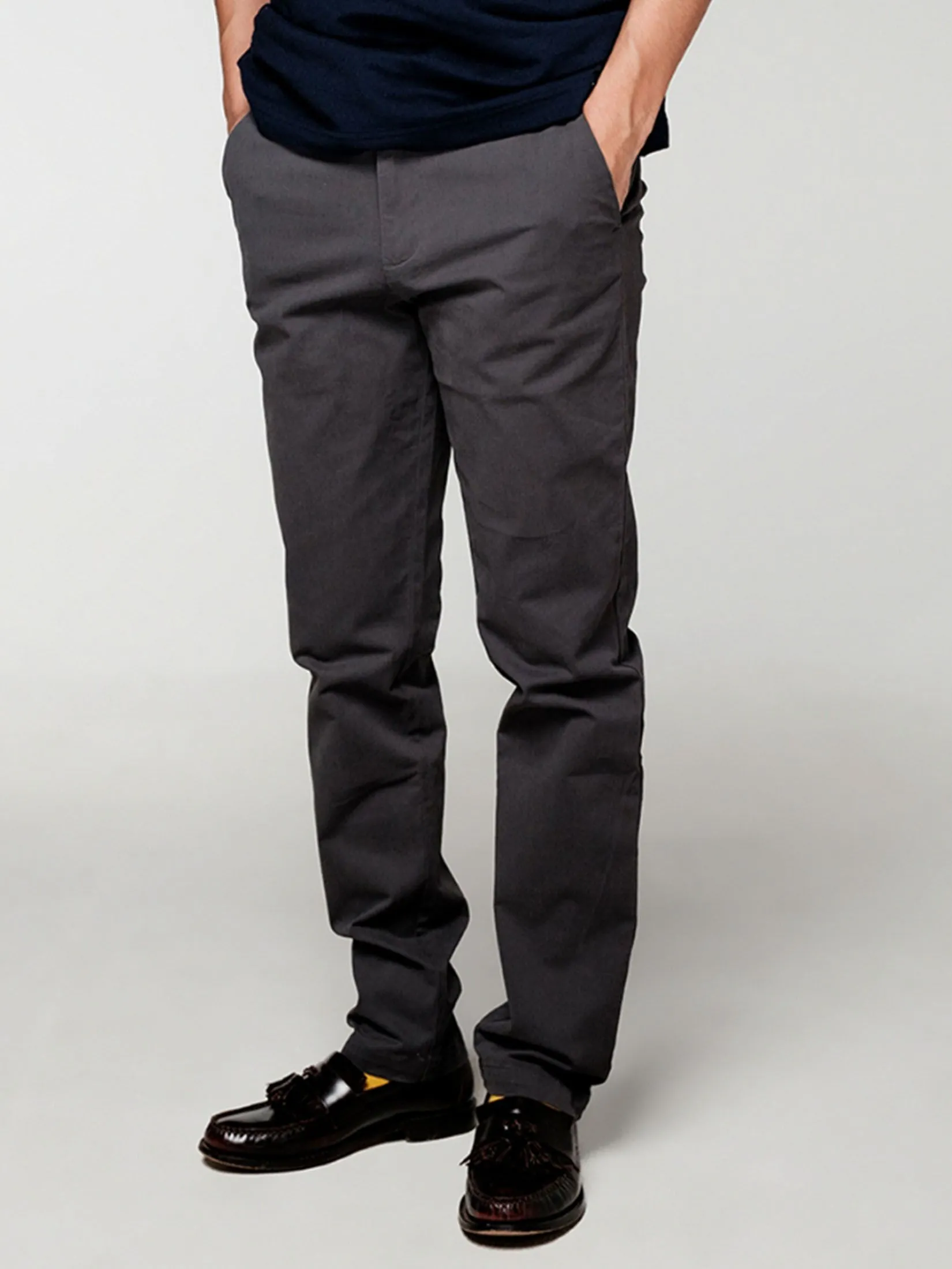 Era-won Men's Chino pants skinny Grey Era-won Men's Chino pants skinny Grey