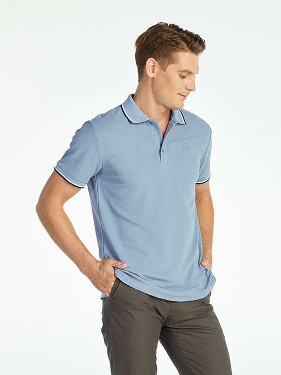 ELLE HOMME MEN POLO SHIRT W8K903DB - BLUE ELLE HOMME MEN POLO SHIRT W8K903DB - BLUE