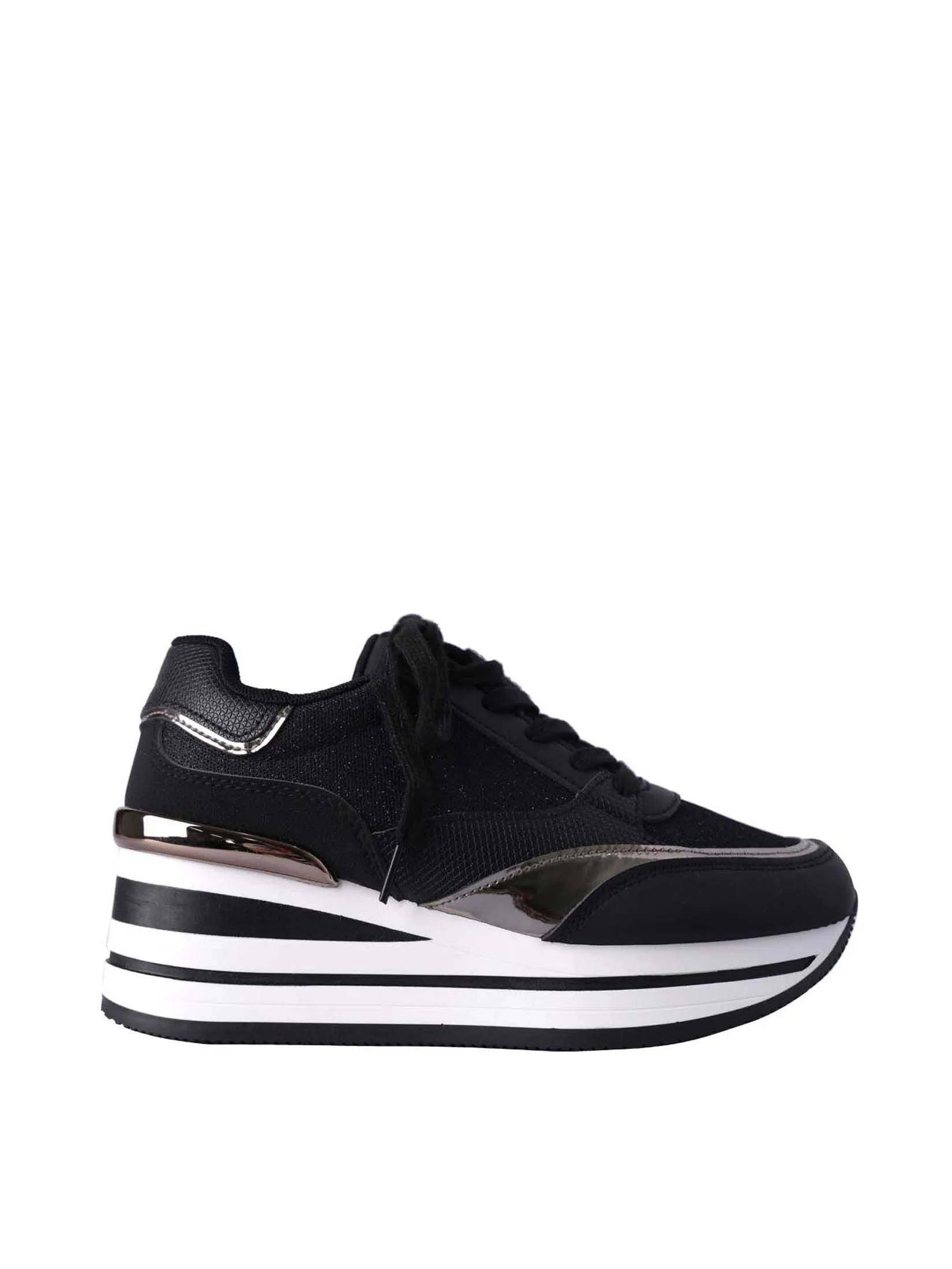 VILLAINS SF JANISE Chunky Sneakers BLACK VILLAINS SF JANISE Chunky Sneakers BLACK