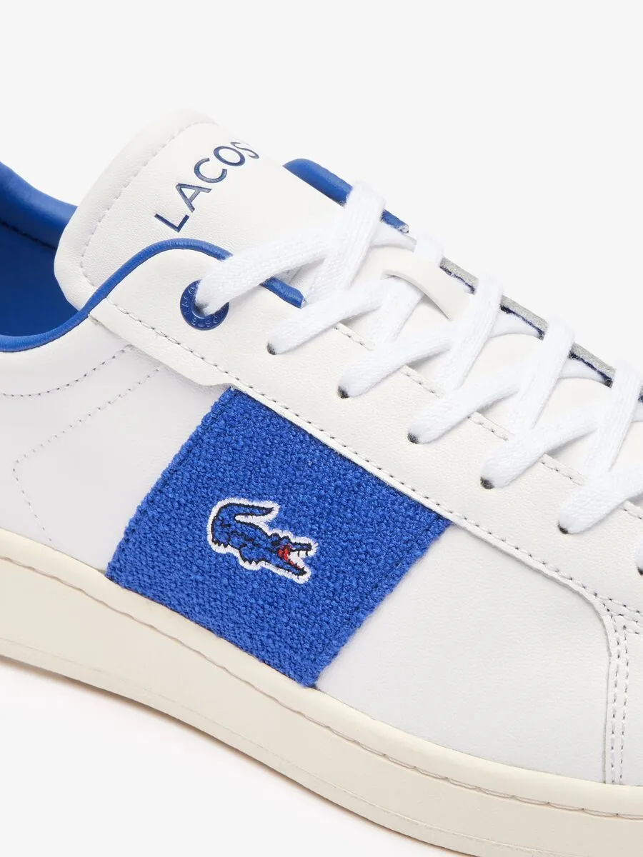 LACOSTE White Men’s Carnaby Pro Cgr Bar Leather Trainers
