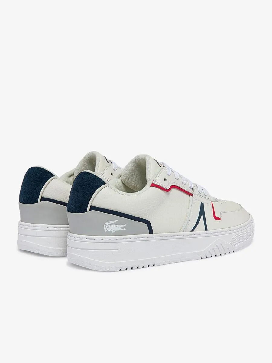 LACOSTE White Men’s L001 Leather Trainers LACOSTE White Men’s L001 Leather Trainers