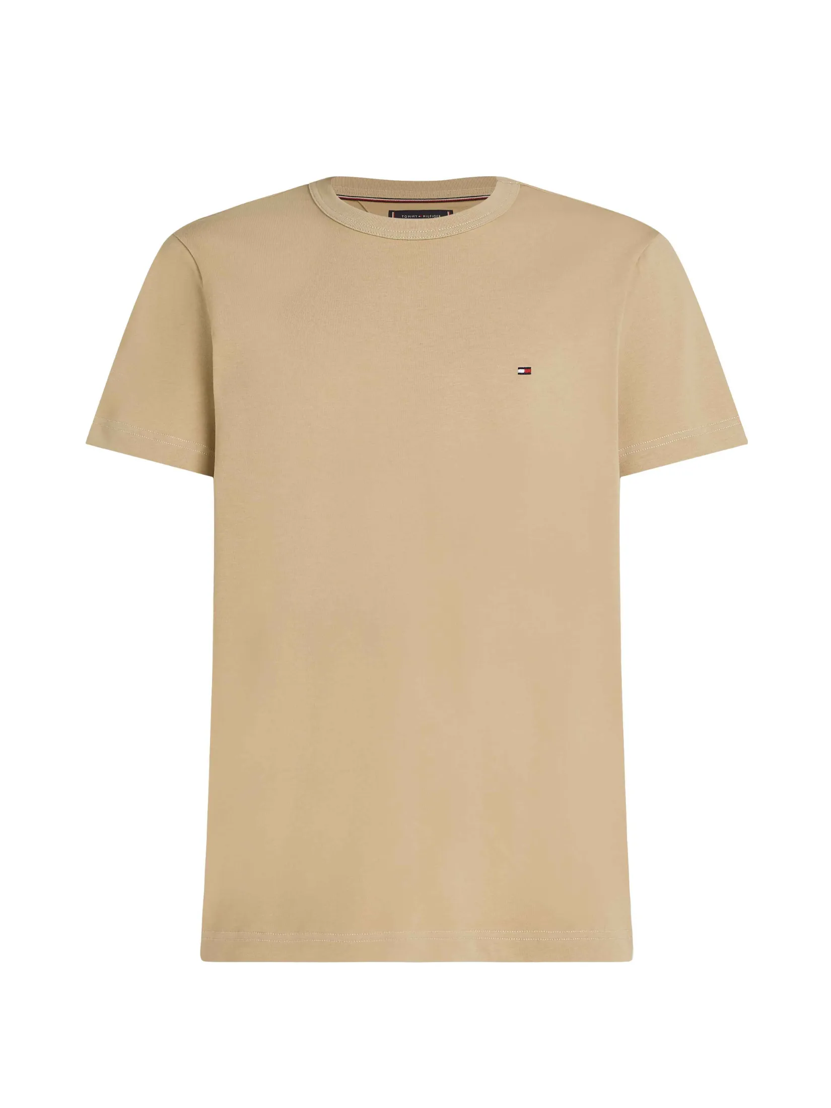 TOMMY HILFIGER MEN TEE BROWN Relaxed Fit TOMMY HILFIGER MEN TEE BROWN Relaxed Fit