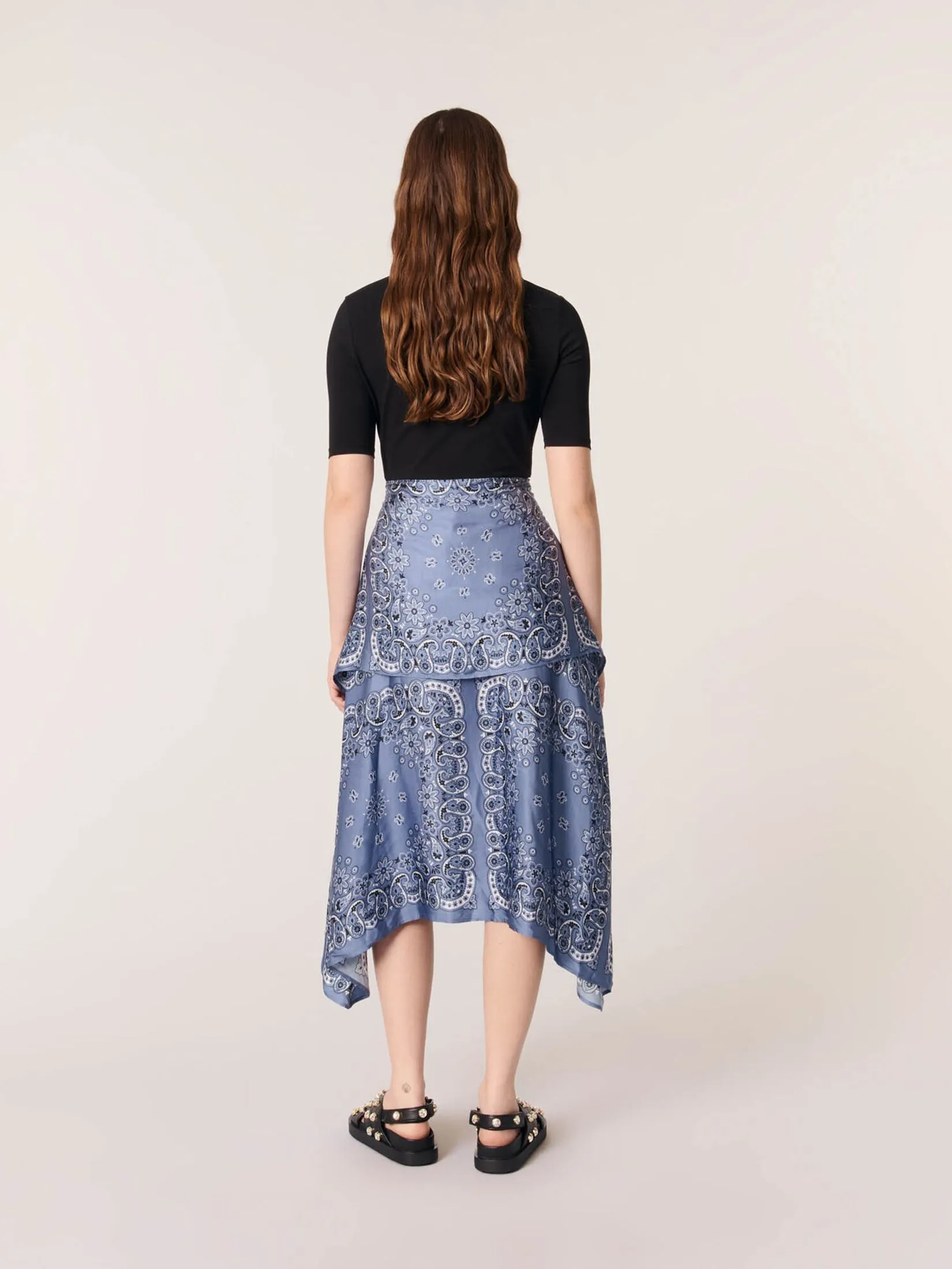 MAJE Women Dress Layered-Effect Patterned MAJE Women Dress Layered-Effect Patterned