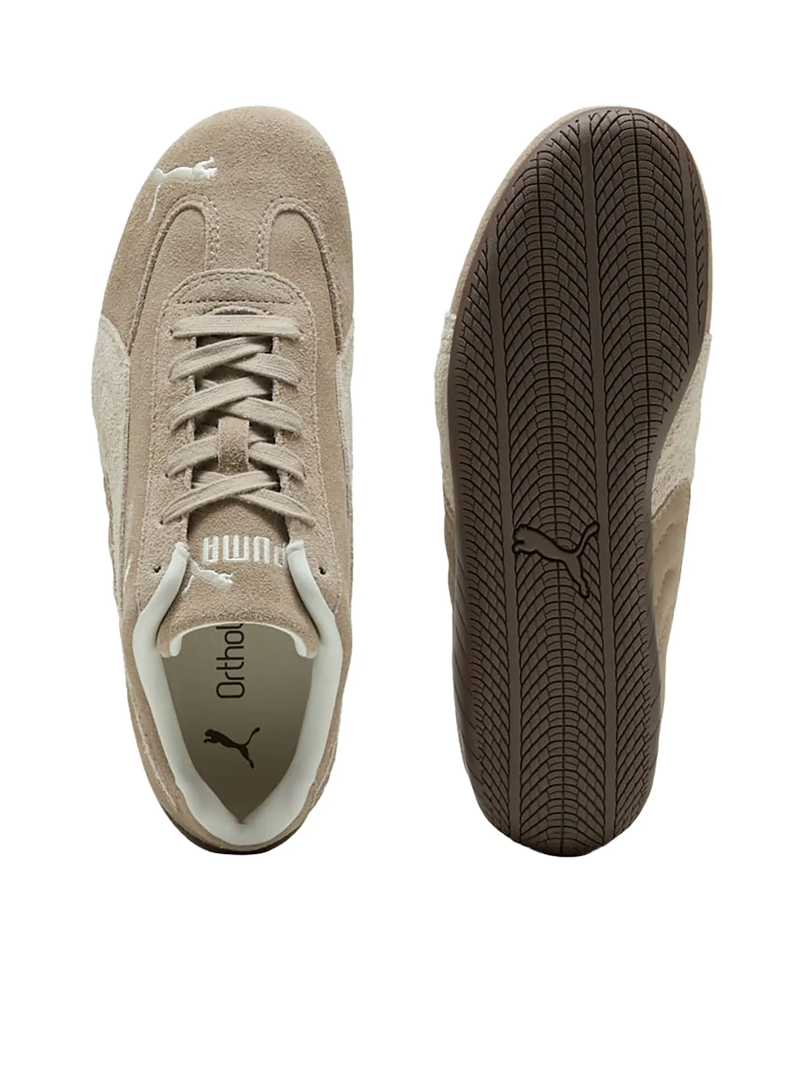 PUMA Women Sneakers Speedcat Elevated 403619-02 Ice Coffee-Alpine Snow PUMA Women Sneakers Speedcat Elevated 403619-02 Ice Coffee-Alpine Snow