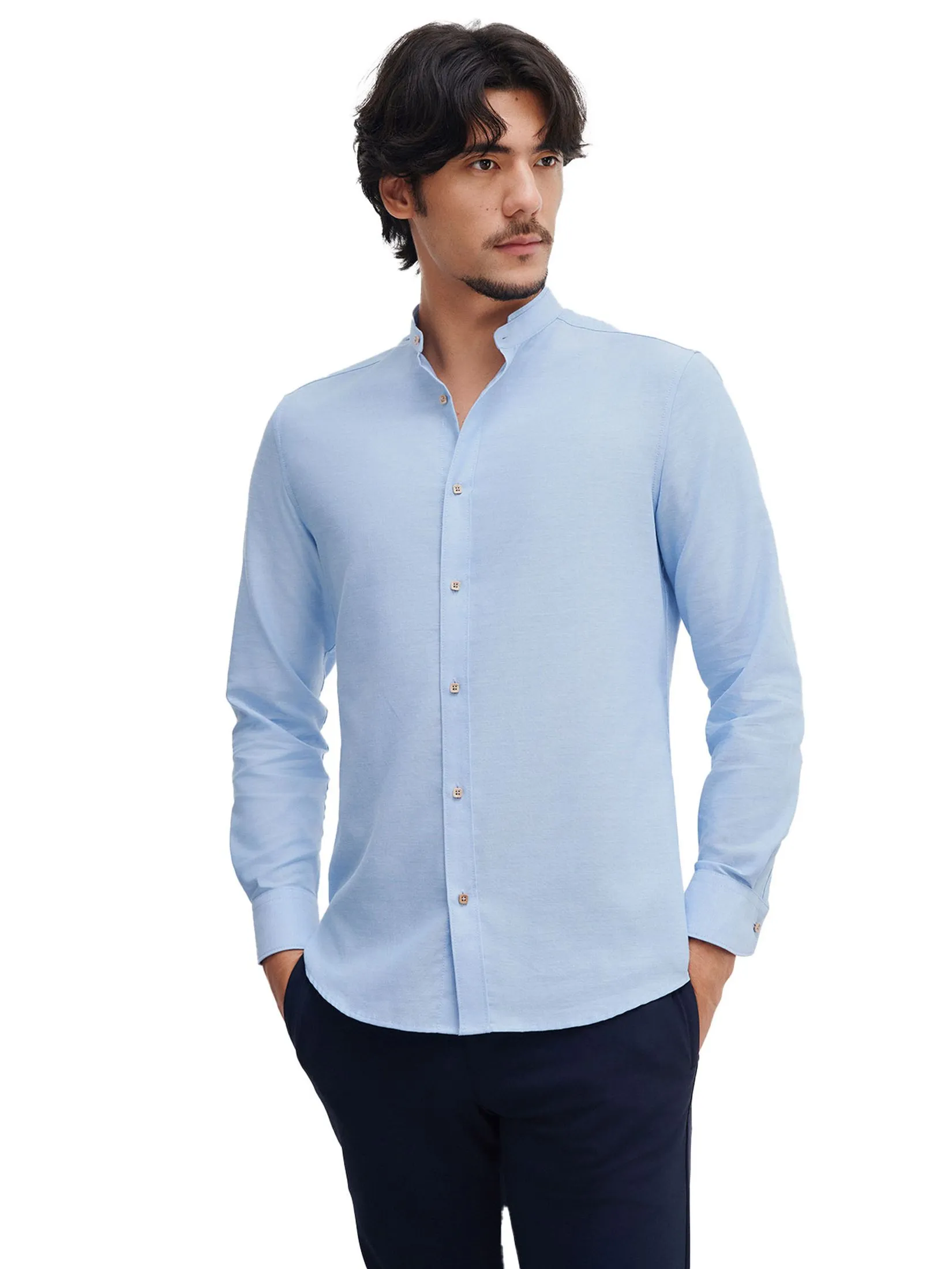 G2000 Men Clothing Wrinkle Free Cotton Smart Fit Casual Shirt  Smart Fit - Blue