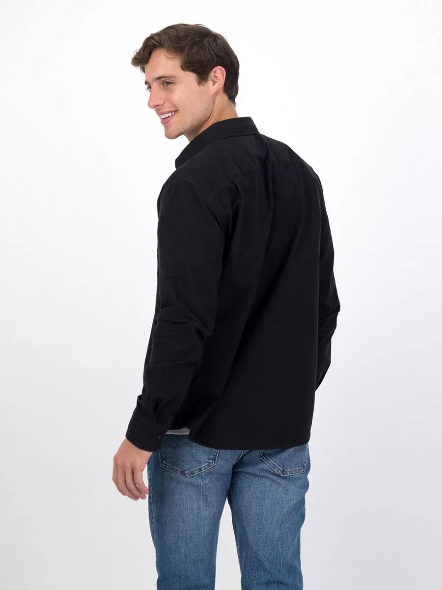 American Eagle MEN 2102 INT CF BTD PC DYE OXFORD W EAGLE 001 BLACK American Eagle MEN 2102 INT CF BTD PC DYE OXFORD W EAGLE 001 BLACK