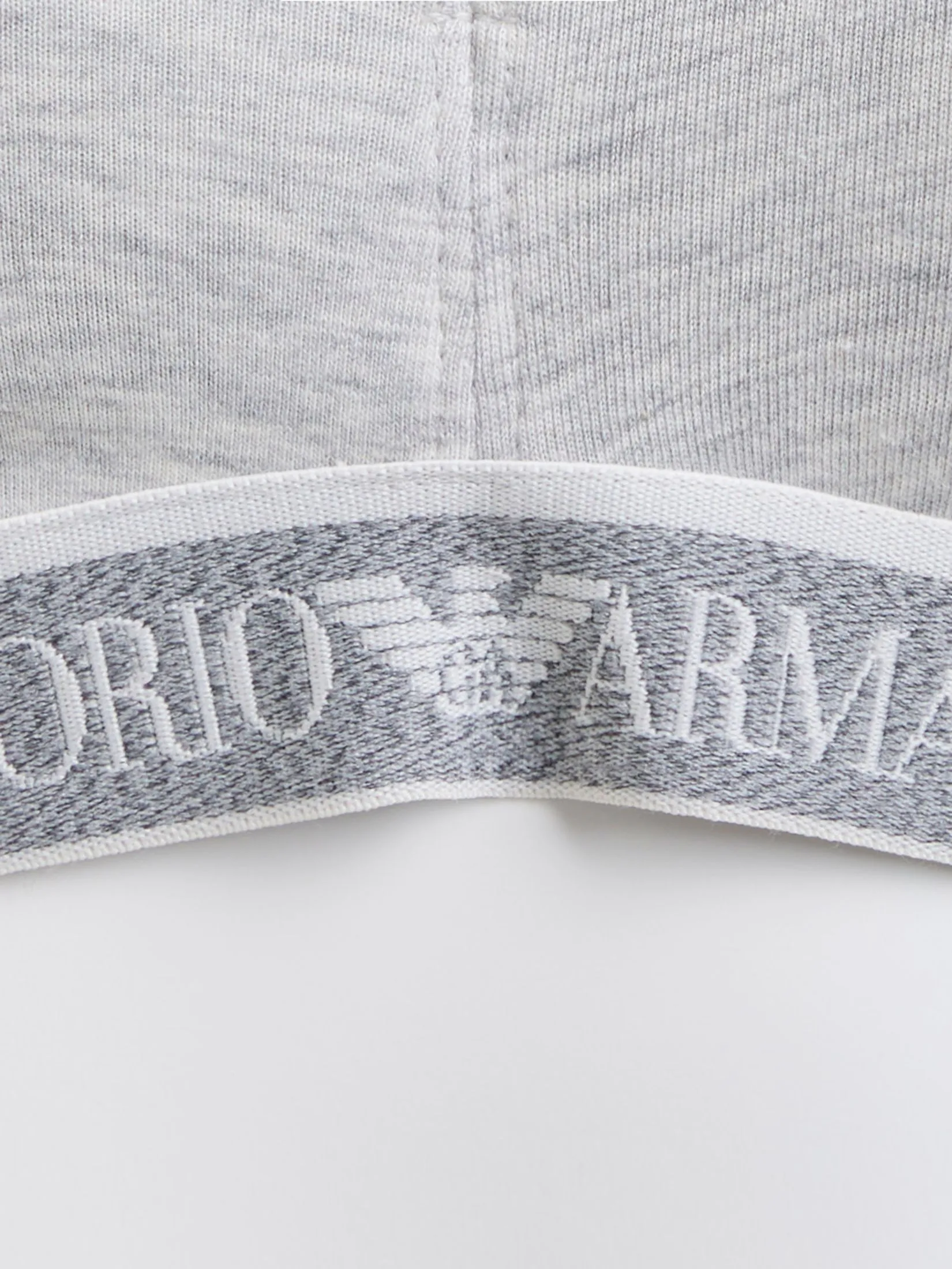 EMPORIO ARMANI Women Bra Padded Triangle FW25 O8002 Warm Grey Melange EMPORIO ARMANI Women Bra Padded Triangle FW25 O8002 Warm Grey Melange