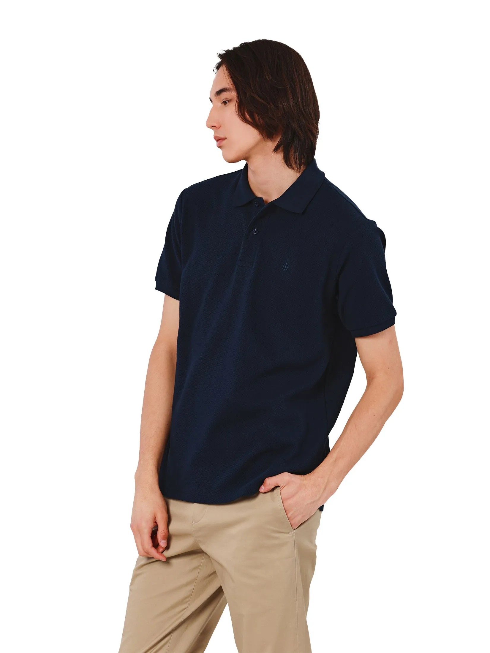 JOHN HENRY Men's Polo (Slim Fit) Rejuvenate Vacation Navy JOHN HENRY Men's Polo (Slim Fit) Rejuvenate Vacation Navy