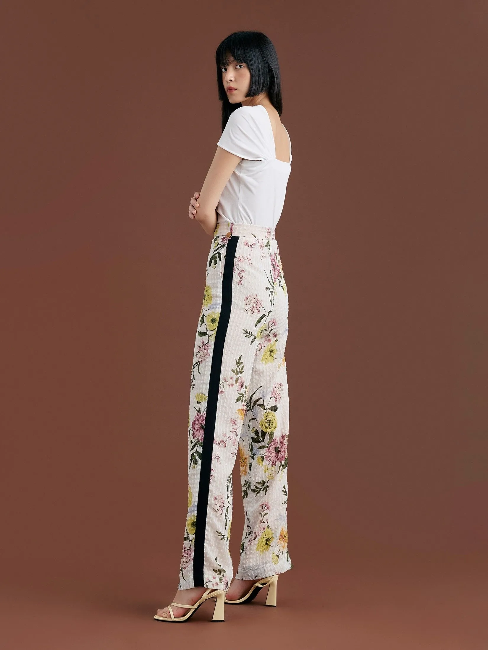 ASV (AW24) Daring Dahlias Women Pants Multicolor ASV (AW24) Daring Dahlias Women Pants Multicolor