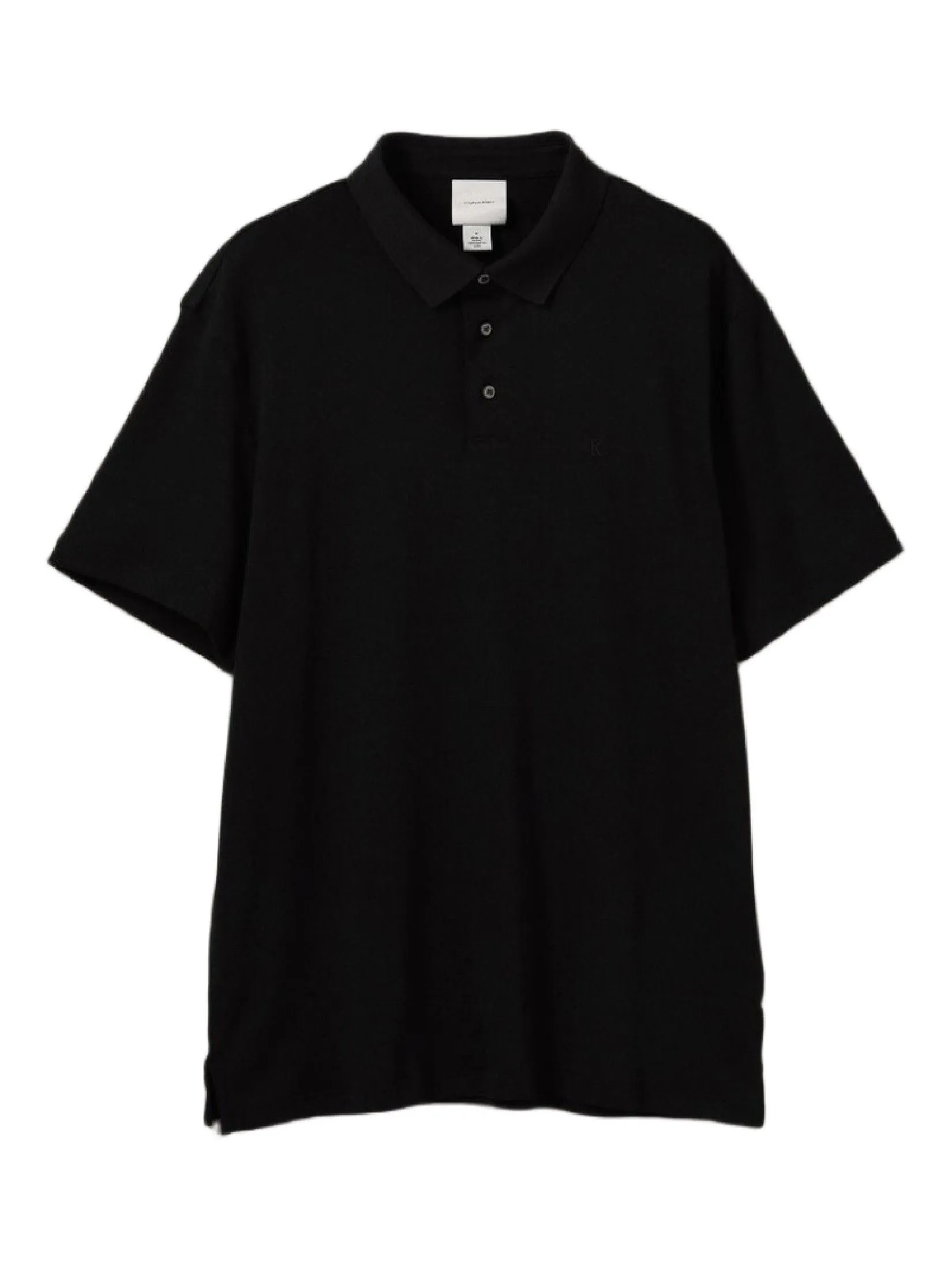 CALVIN KLEIN Men's Pima Cotton Polo Shirt Black CALVIN KLEIN Men's Pima Cotton Polo Shirt Black