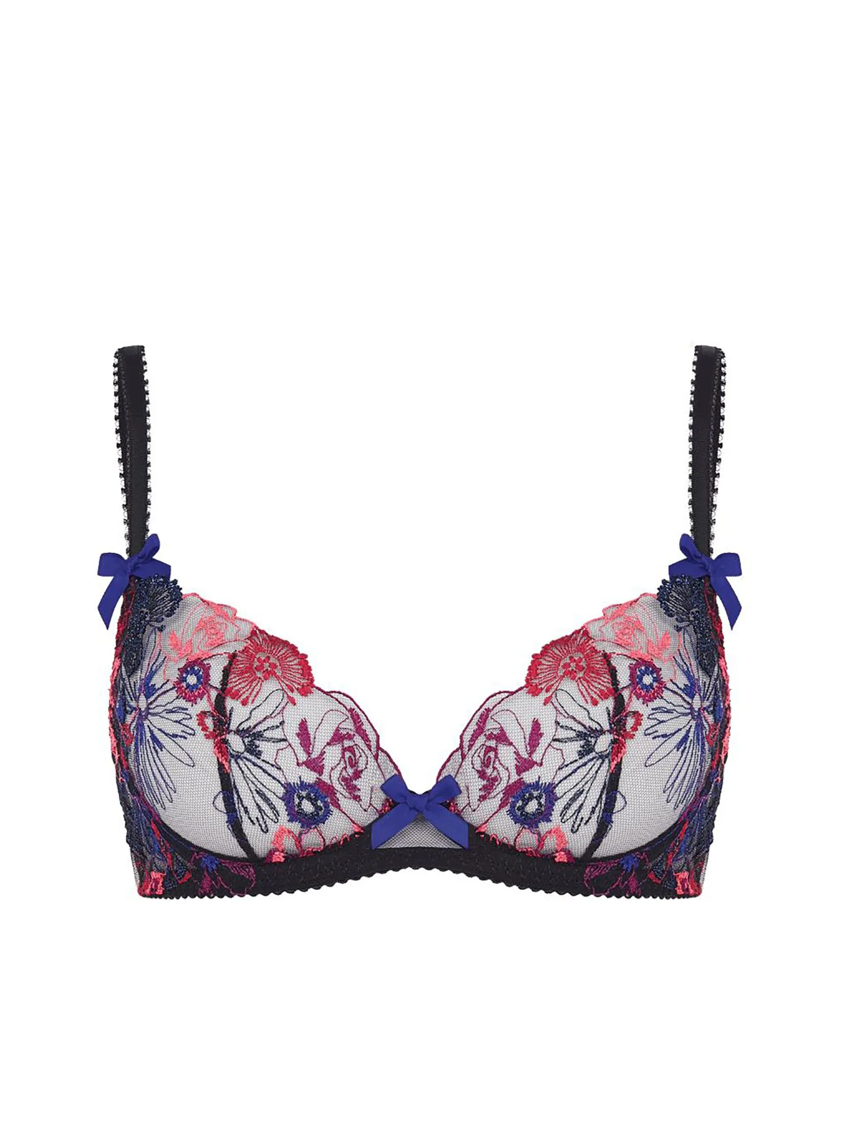 AGENT PROVOCATEUR Women Bra Plunge Underwired Zuri Blue AGENT PROVOCATEUR Women Bra Plunge Underwired Zuri Blue