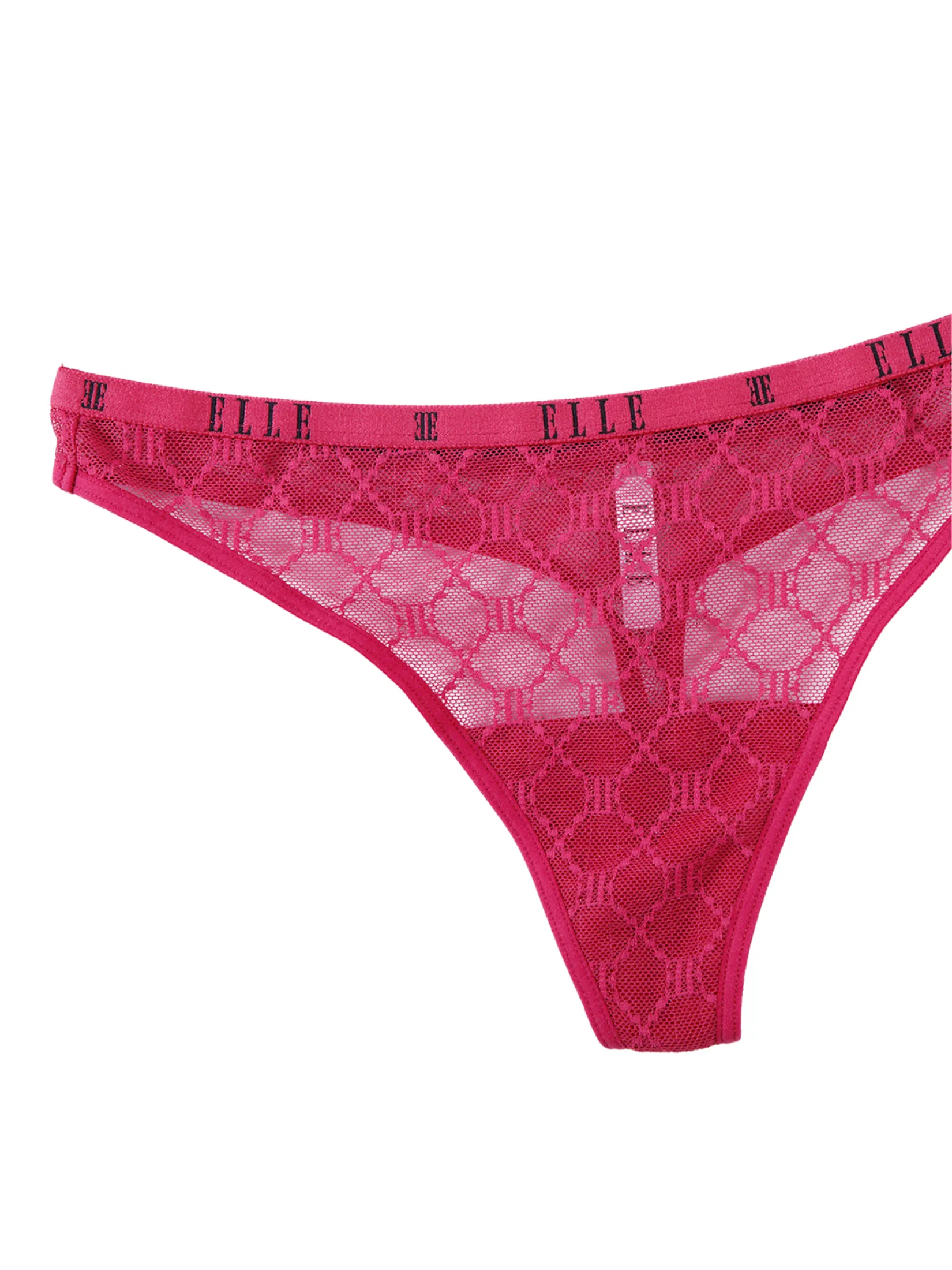 ELLE LINGERIE Women's G-String Panties LU8725 - RASPBERRY ELLE LINGERIE Women's G-String Panties LU8725 - RASPBERRY