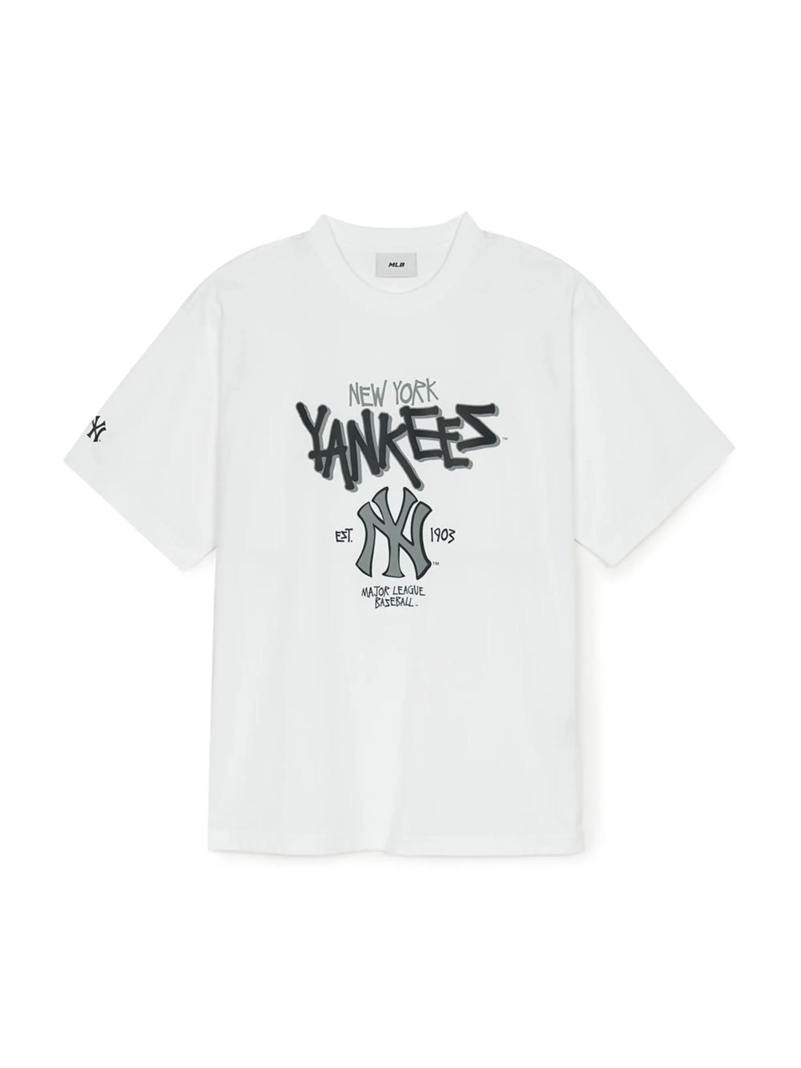 MLB Unisex Basic Street Big Logo Mega Oversized-Fit T-Shirt Model  3ATSB0553  50WHS  Off White MLB Unisex Basic Street Big Logo Mega Oversized-Fit T-Shirt Model  3ATSB0553  50WHS  Off White