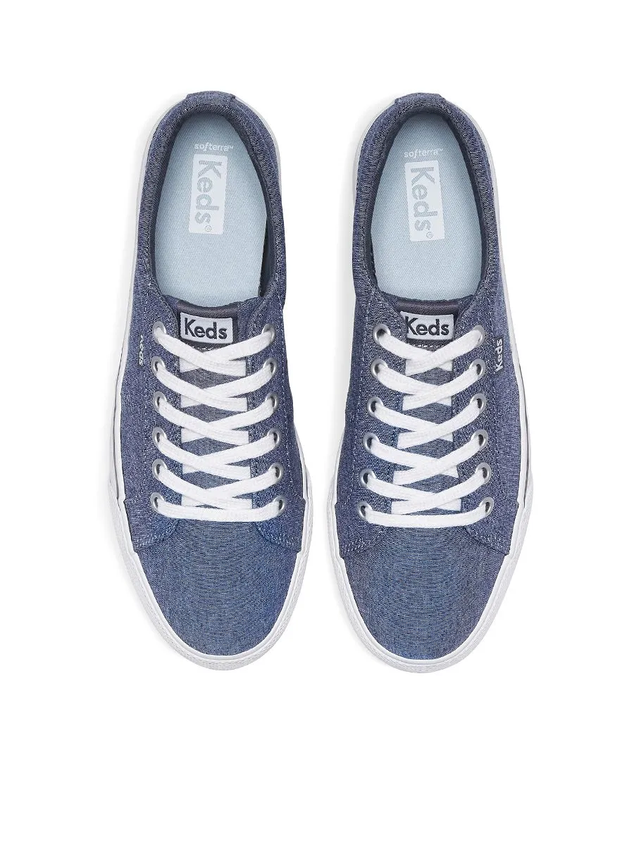 KEDS Women Jump Kick Duo Chambray Blue KEDS Women Jump Kick Duo Chambray Blue