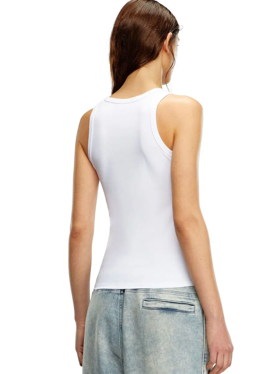 DIESEL Women TOP T-LYNYS-OD TANK TOP White DIESEL Women TOP T-LYNYS-OD TANK TOP White