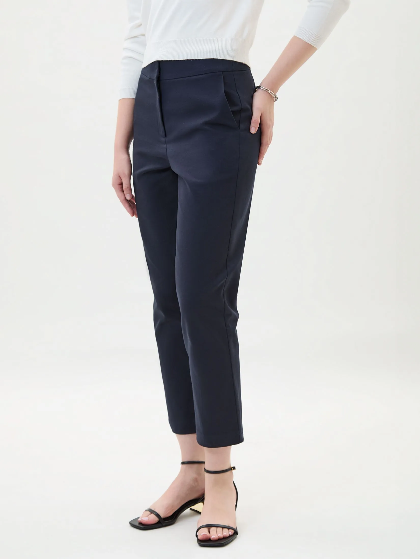 EP Slim Trousers Woman Dark blue EP Slim Trousers Woman Dark blue