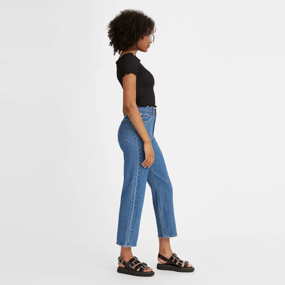 LEVI'S Women's Ribcage Straight Ankle Jeans Medium Indigo LEVI'S Women's Ribcage Straight Ankle Jeans Medium Indigo