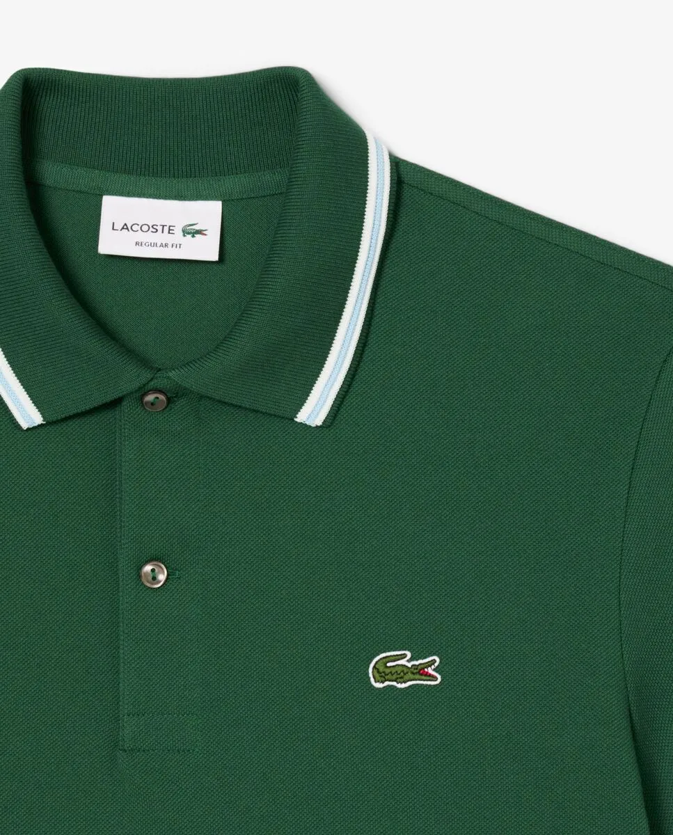 LACOSTE Regular Fit L.12.12 Petit Piqu  Polo Shirt Green LACOSTE Regular Fit L.12.12 Petit Piqu  Polo Shirt Green