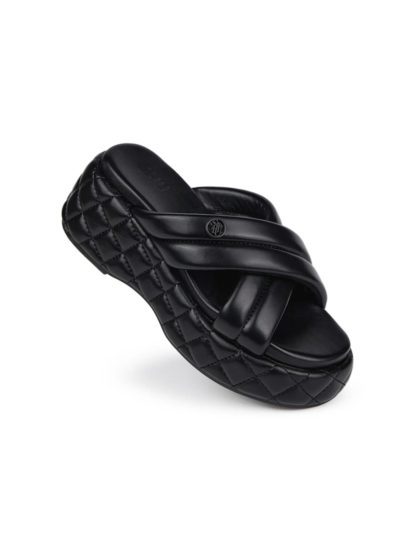 SHU WOMEN  BEDDY 2.5" PUFF CROSS - BLACK SHU WOMEN  BEDDY 2.5" PUFF CROSS - BLACK