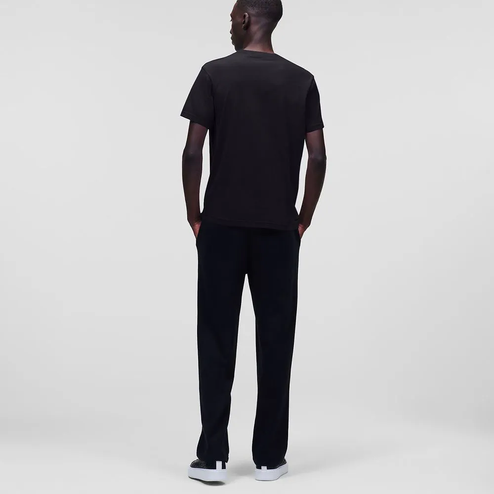 KARL LAGERFELD IKONIK 2.0 PATCH T-SHIRT BLACK KARL LAGERFELD IKONIK 2.0 PATCH T-SHIRT BLACK