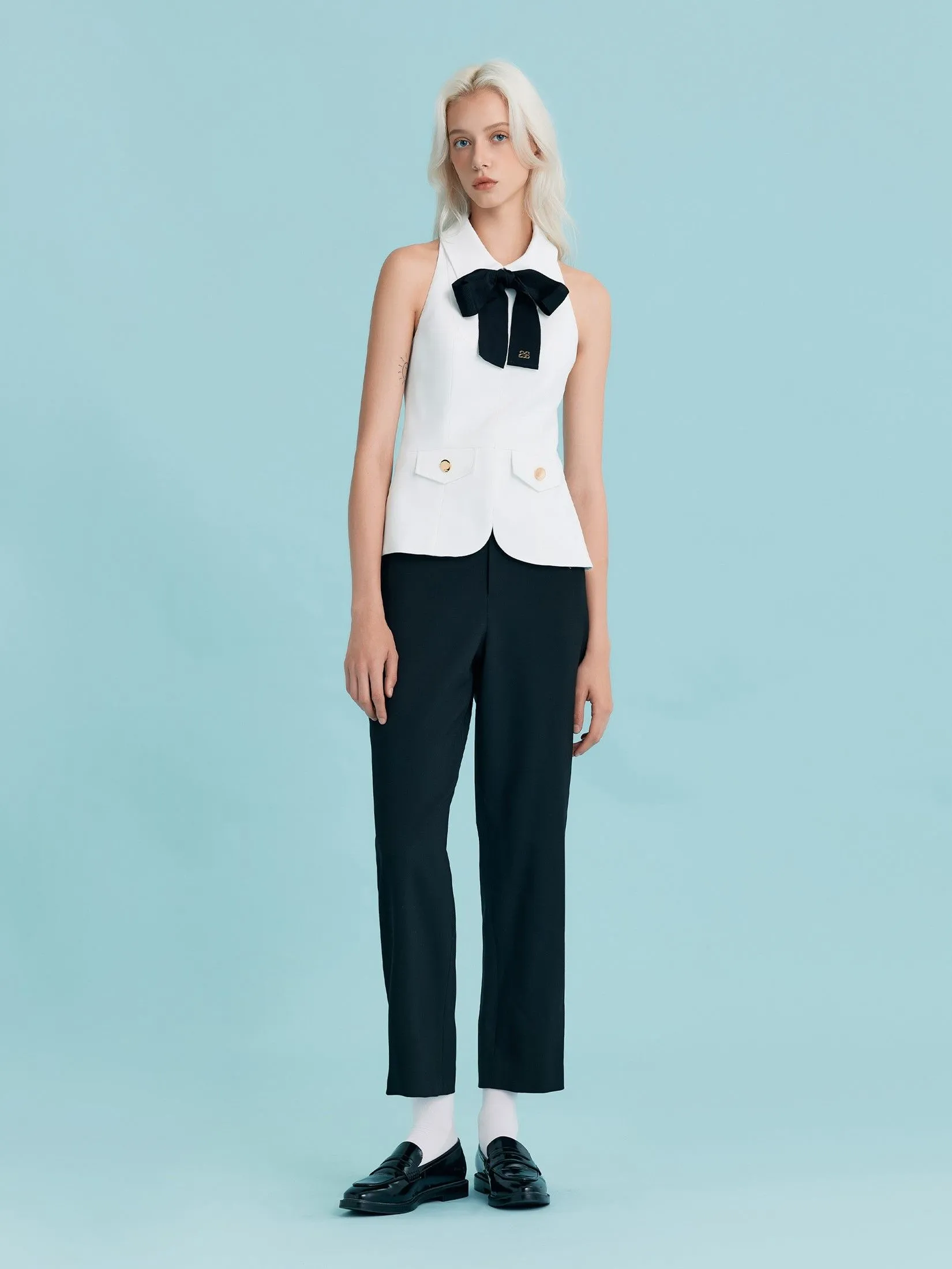 ASV (RS25)Nasrin Wome Tapered Pants Black ASV (RS25)Nasrin Wome Tapered Pants Black