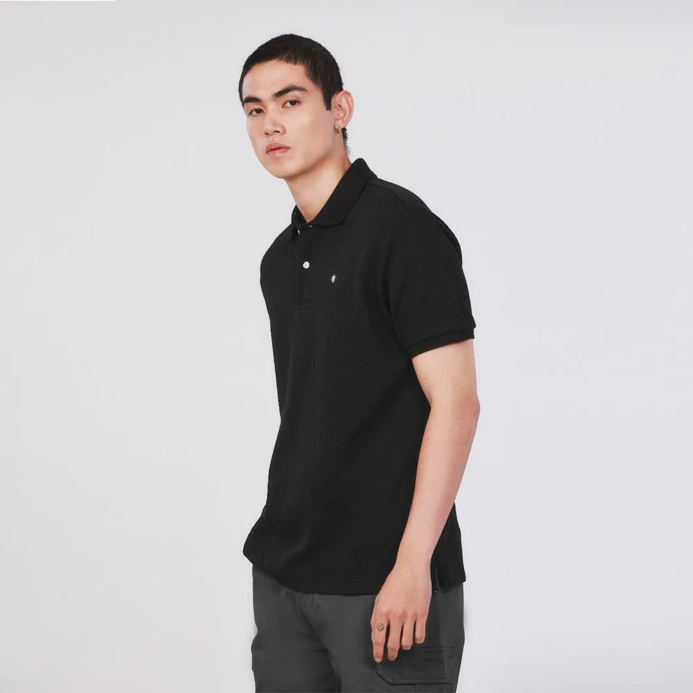 JOHN HENRY Men's Polo (Slim Fit) SAIL AWAY Black JOHN HENRY Men's Polo (Slim Fit) SAIL AWAY Black