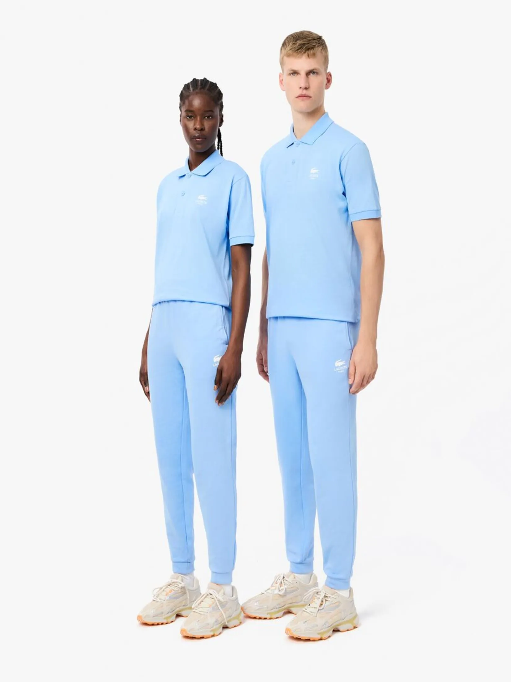 LACOSTE Tapered Leg Sweatpants Blue LACOSTE Tapered Leg Sweatpants Blue