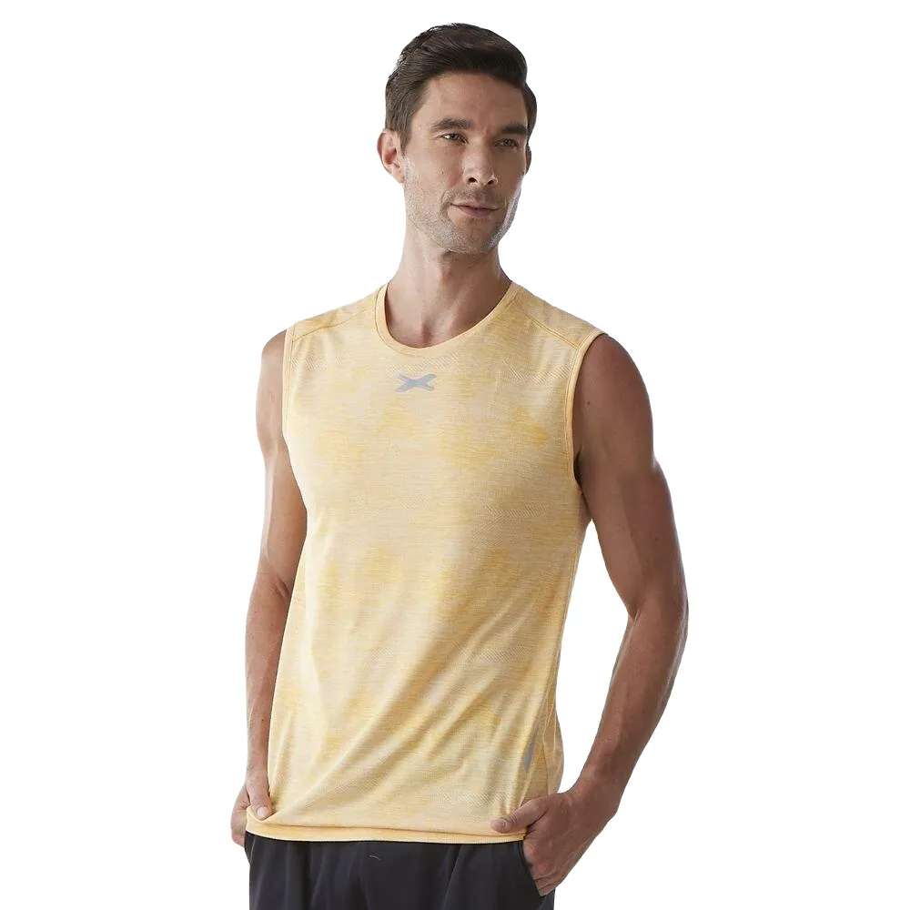 XOLO Yellow Men's XOLO WEAVING WALL TANK TOPS (040028) XOLO Yellow Men's XOLO WEAVING WALL TANK TOPS (040028)