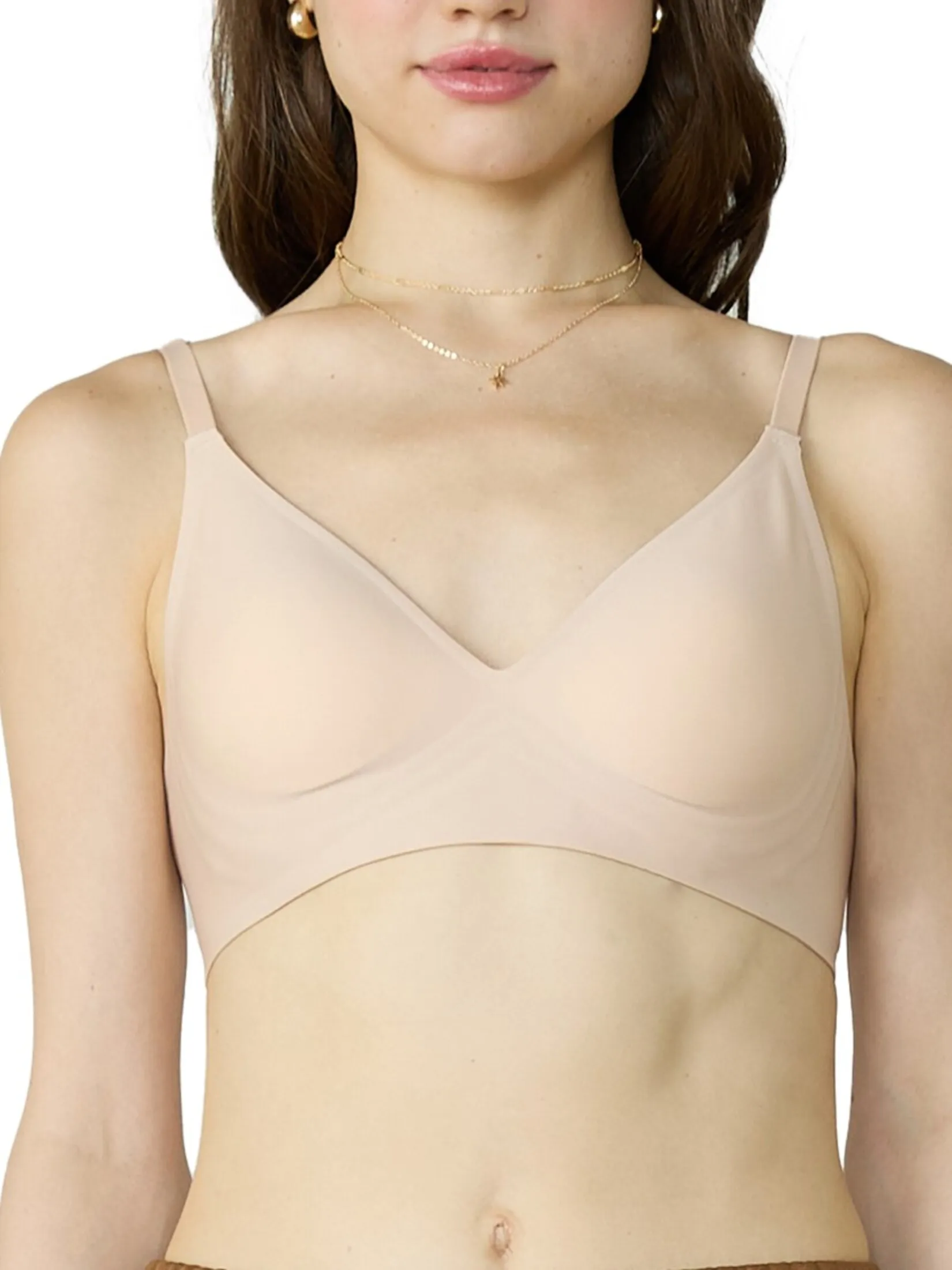 WACOAL Women Smart Size Low Back Bra Beige WACOAL Women Smart Size Low Back Bra Beige