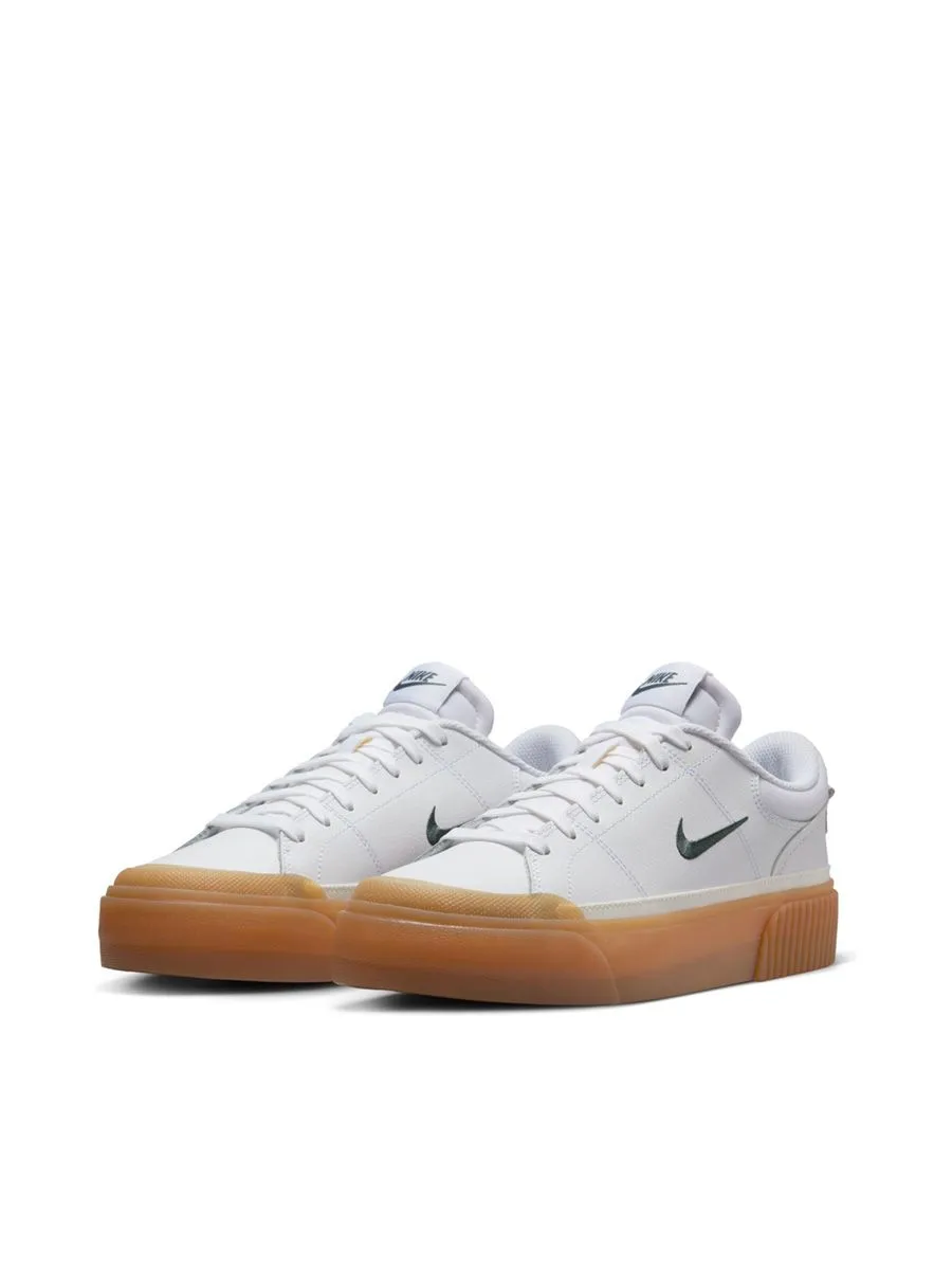 NIKE Women Sneakers Court Legacy Lift White/Vintage Green-Gum Yellow-Sail NIKE Women Sneakers Court Legacy Lift White/Vintage Green-Gum Yellow-Sail