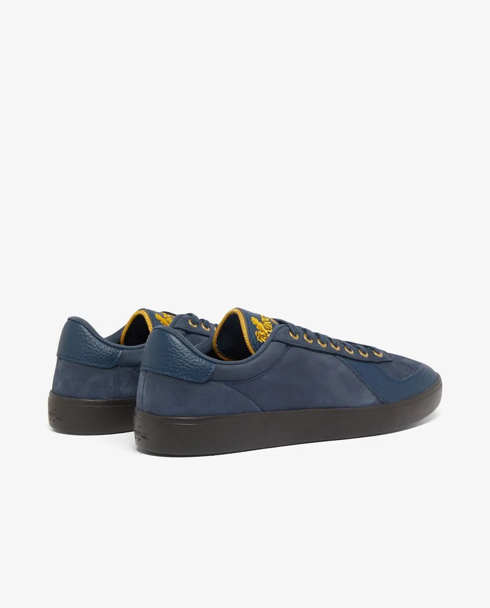 LACOSTE Men’s Baseshot Pro Leather Sneakers Blue LACOSTE Men’s Baseshot Pro Leather Sneakers Blue