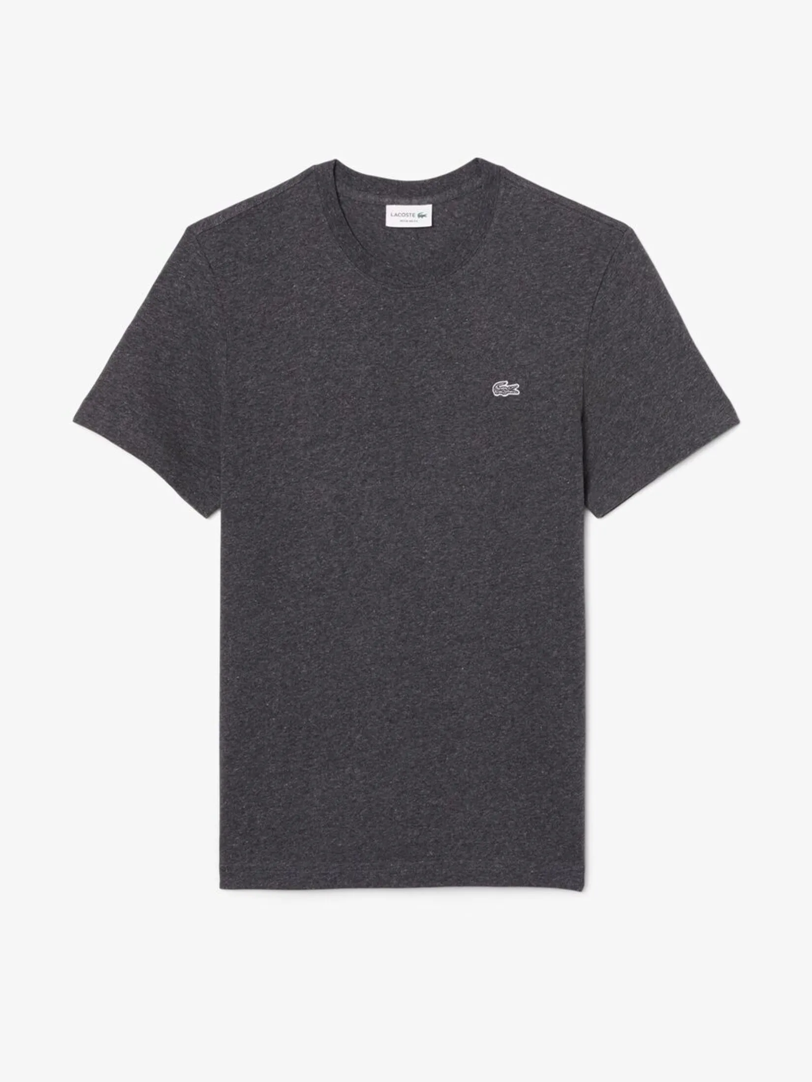 LACOSTE Mercerized Cotton T-shirt Black LACOSTE Mercerized Cotton T-shirt Black