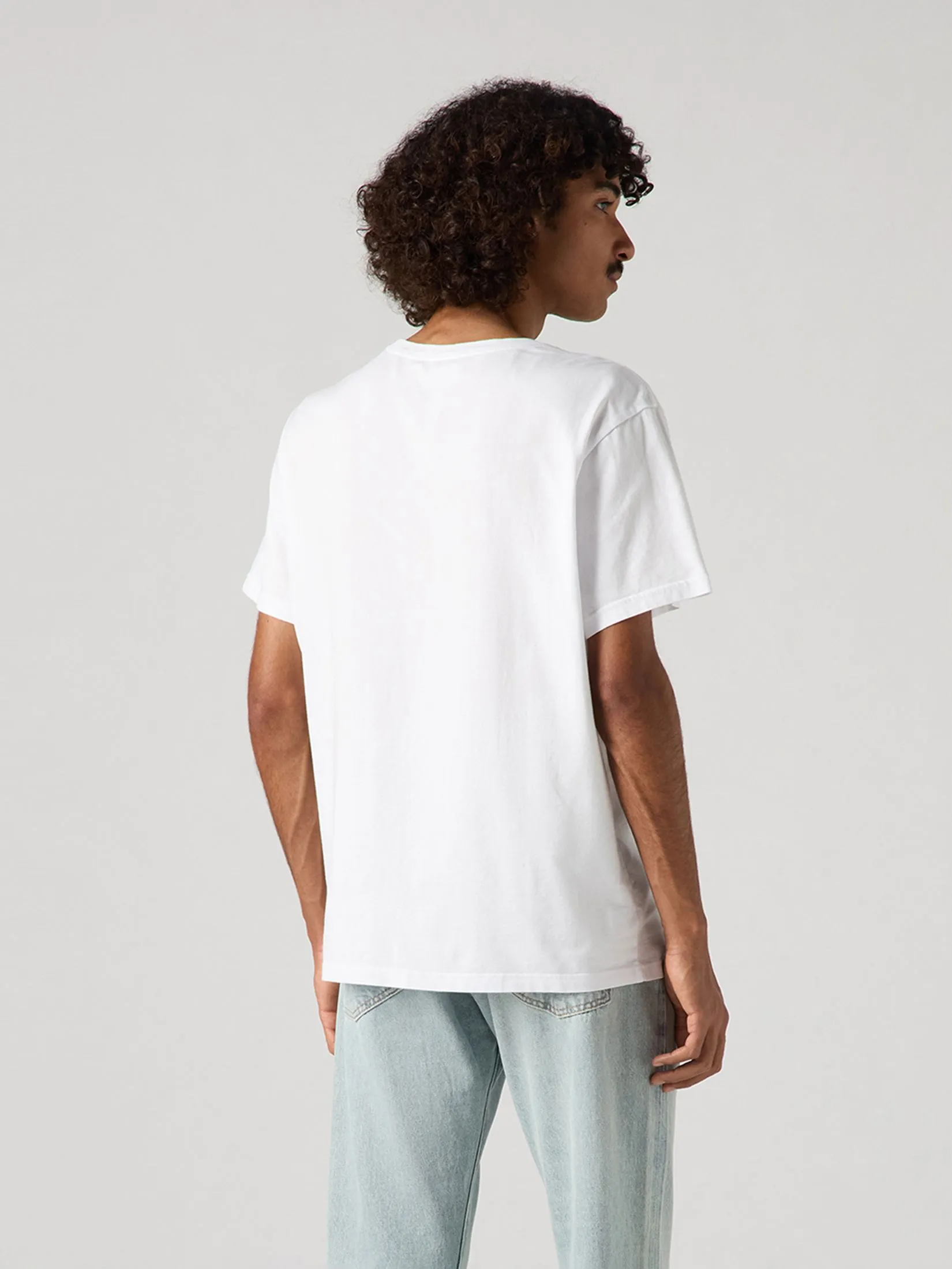LEVI'S Men's Relaxed Baby Tab Tee White LEVI'S Men's Relaxed Baby Tab Tee White