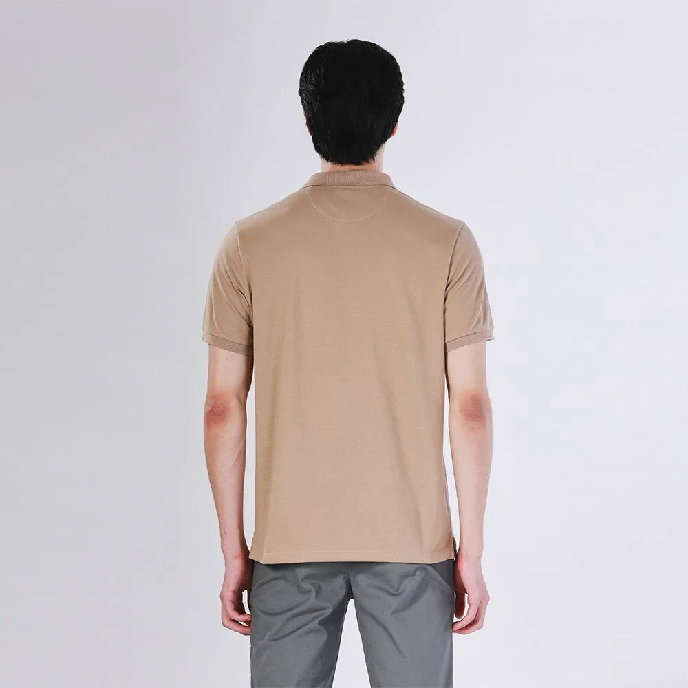 JOHN HENRY Men's Polo (Slim Fit) SDM Khaki JOHN HENRY Men's Polo (Slim Fit) SDM Khaki
