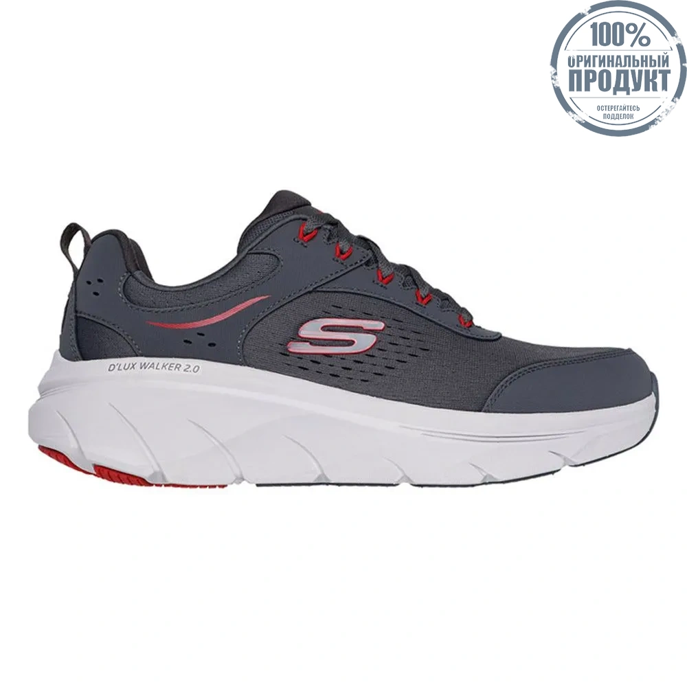 SKECHERS Men Casual Shoes D'Lux Walker 2.0 - Durven Grey - SK108SH574EGTH SKECHERS Men Casual Shoes D'Lux Walker 2.0 - Durven Grey - SK108SH574EGTH