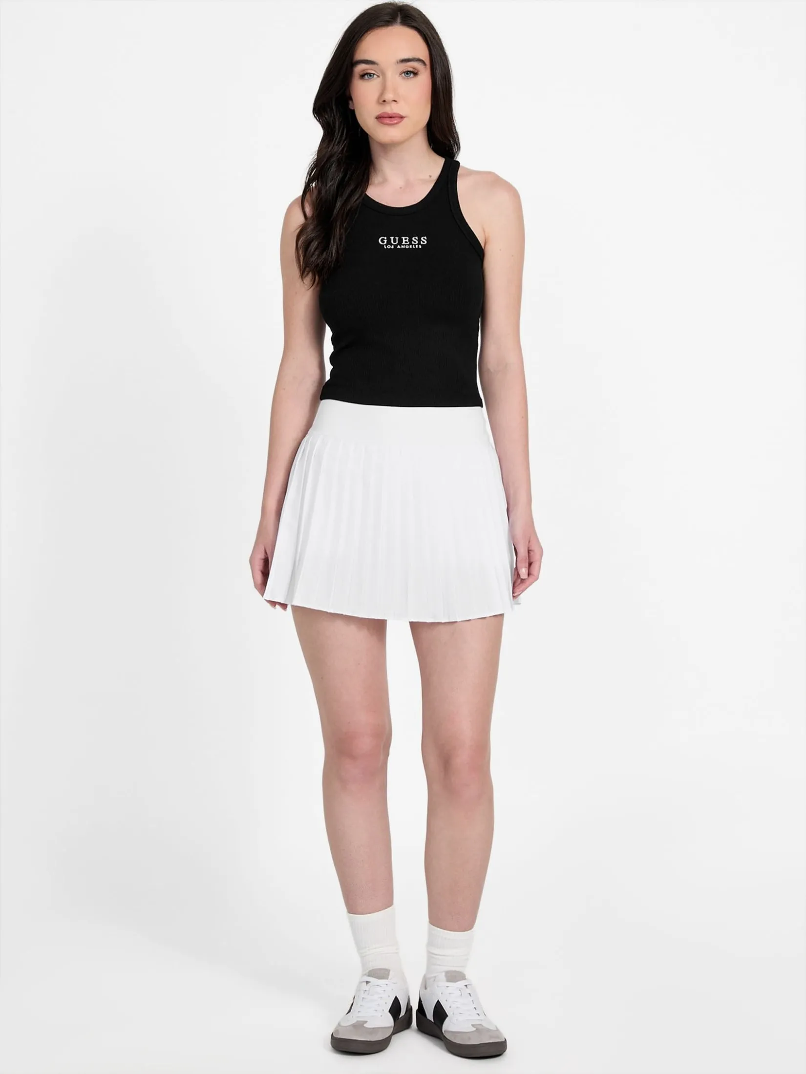 GUESS Women Electra Logo Tank Q5YP05KB9E0 - Black GUESS Women Electra Logo Tank Q5YP05KB9E0 - Black
