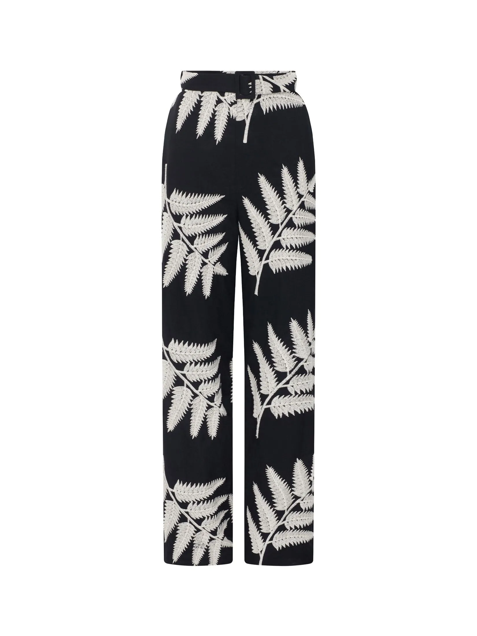 ASV (AW24)Tropicana Belt Straight Women Pants Black ASV (AW24)Tropicana Belt Straight Women Pants Black
